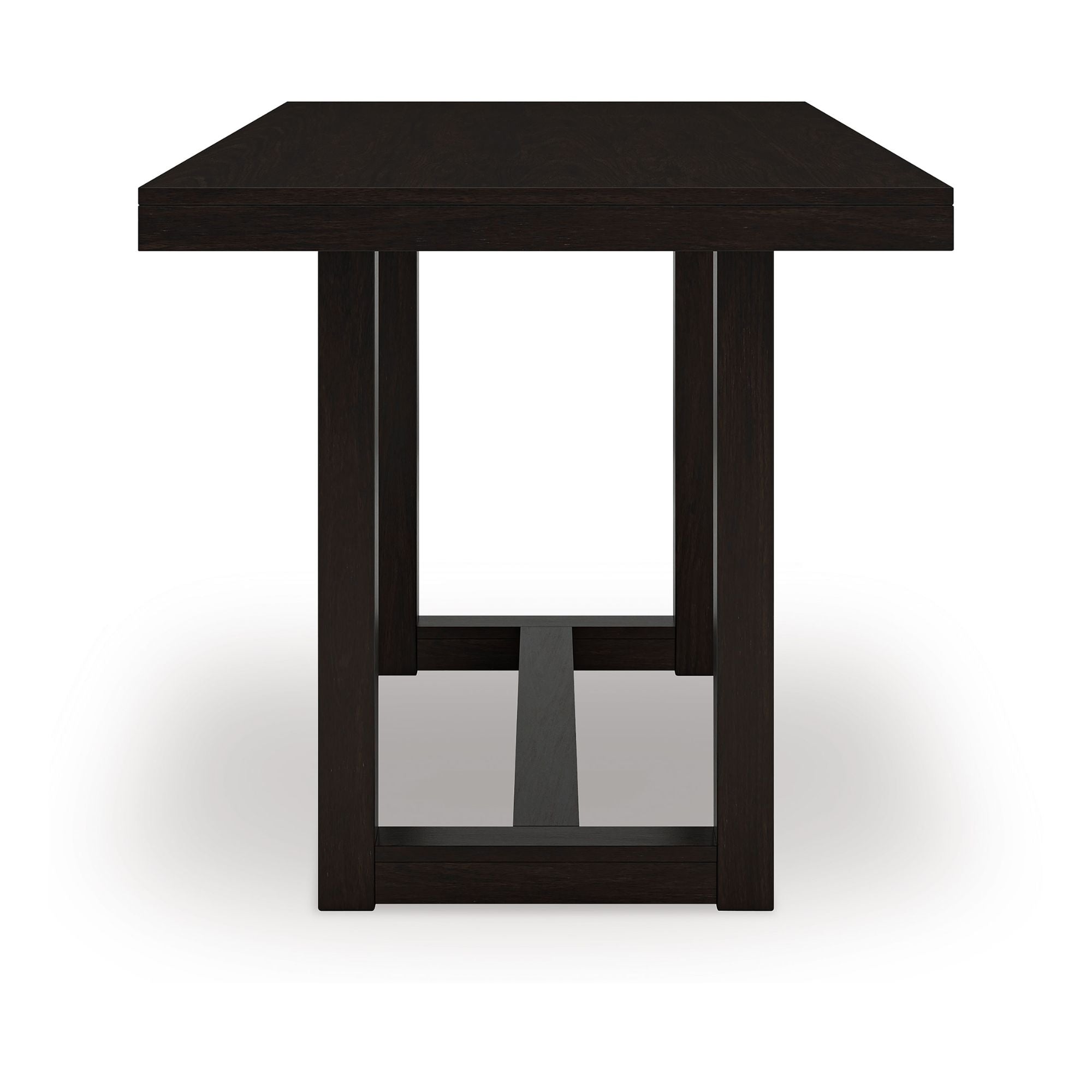 Ashley Neymorton Collection counter height table with wooden finish, showcasing a modern design and sturdy construction.