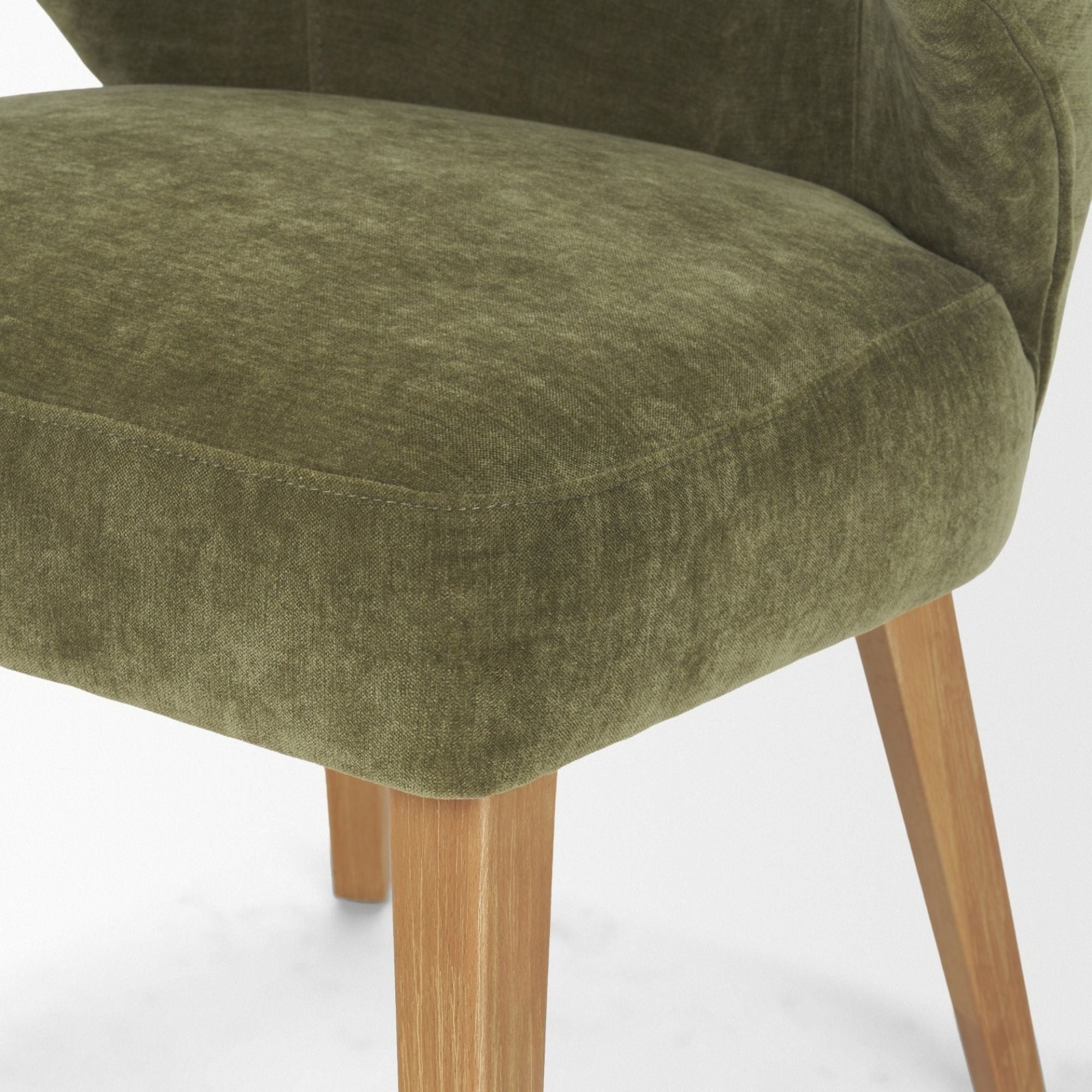 Chaise de salle à manger en tissu Niles