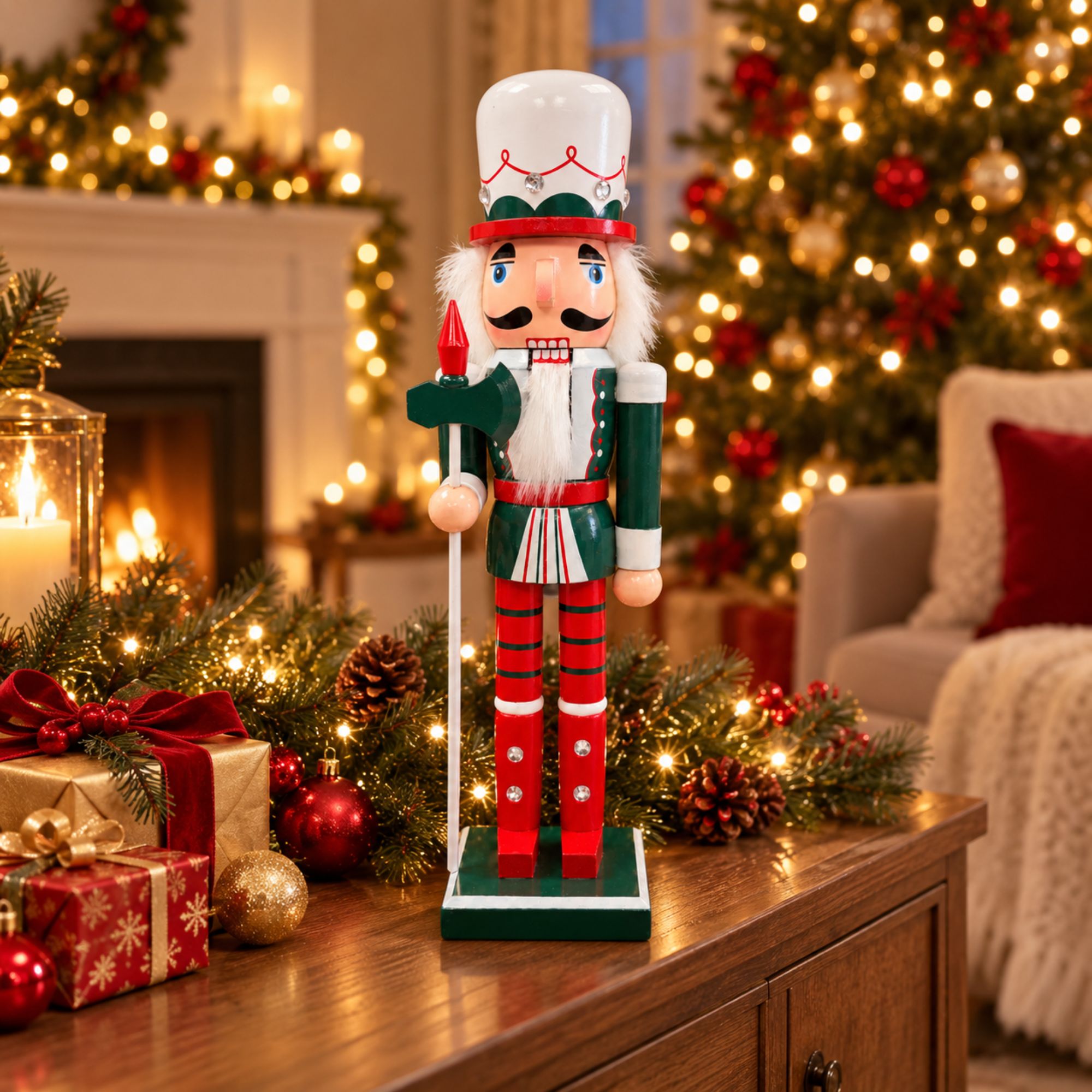 Noel the Christmas Guard Jack – 16-Inch Nutcracker