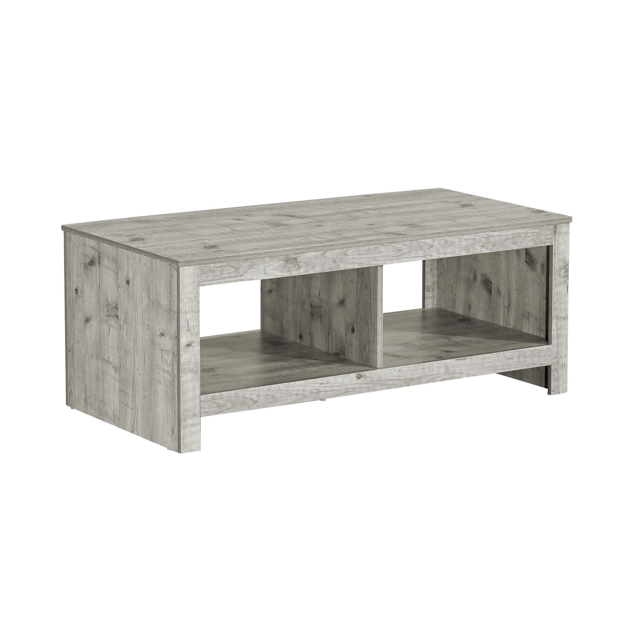 Noiré coffee table by Monarch Specialties with sleek black finish and modern design, featuring a spacious rectangular tabletop.
