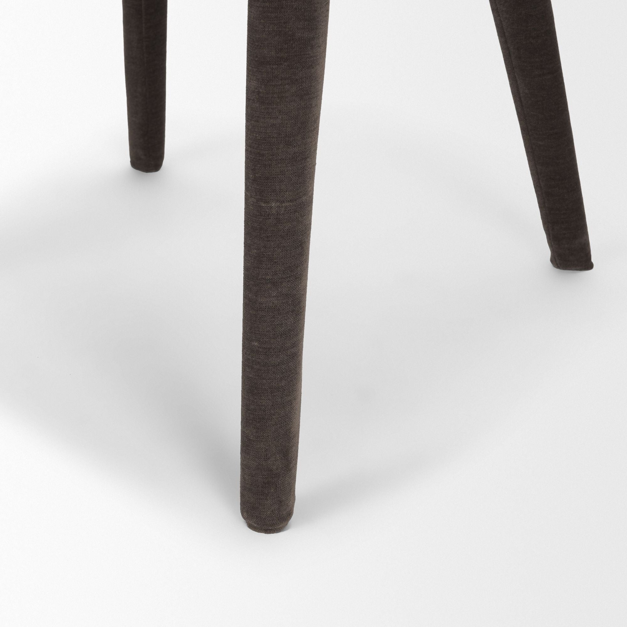 Cream chenille Nolan dining chair by Mercana Furniture, featuring a plush upholstered seat and modern design.