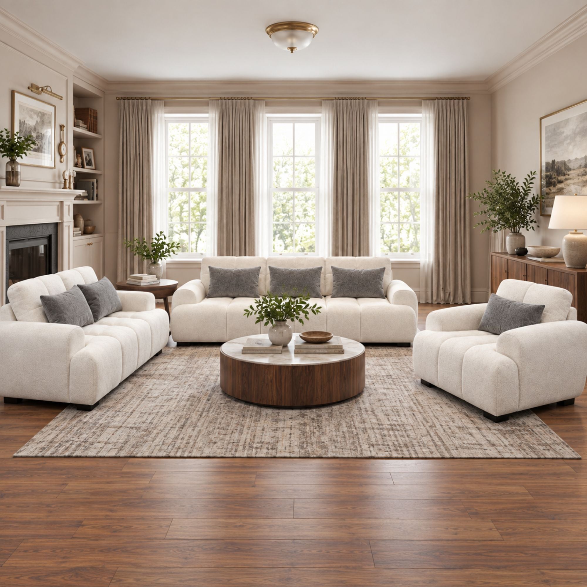 Canadian-made Nottawa Modern Sofa Set