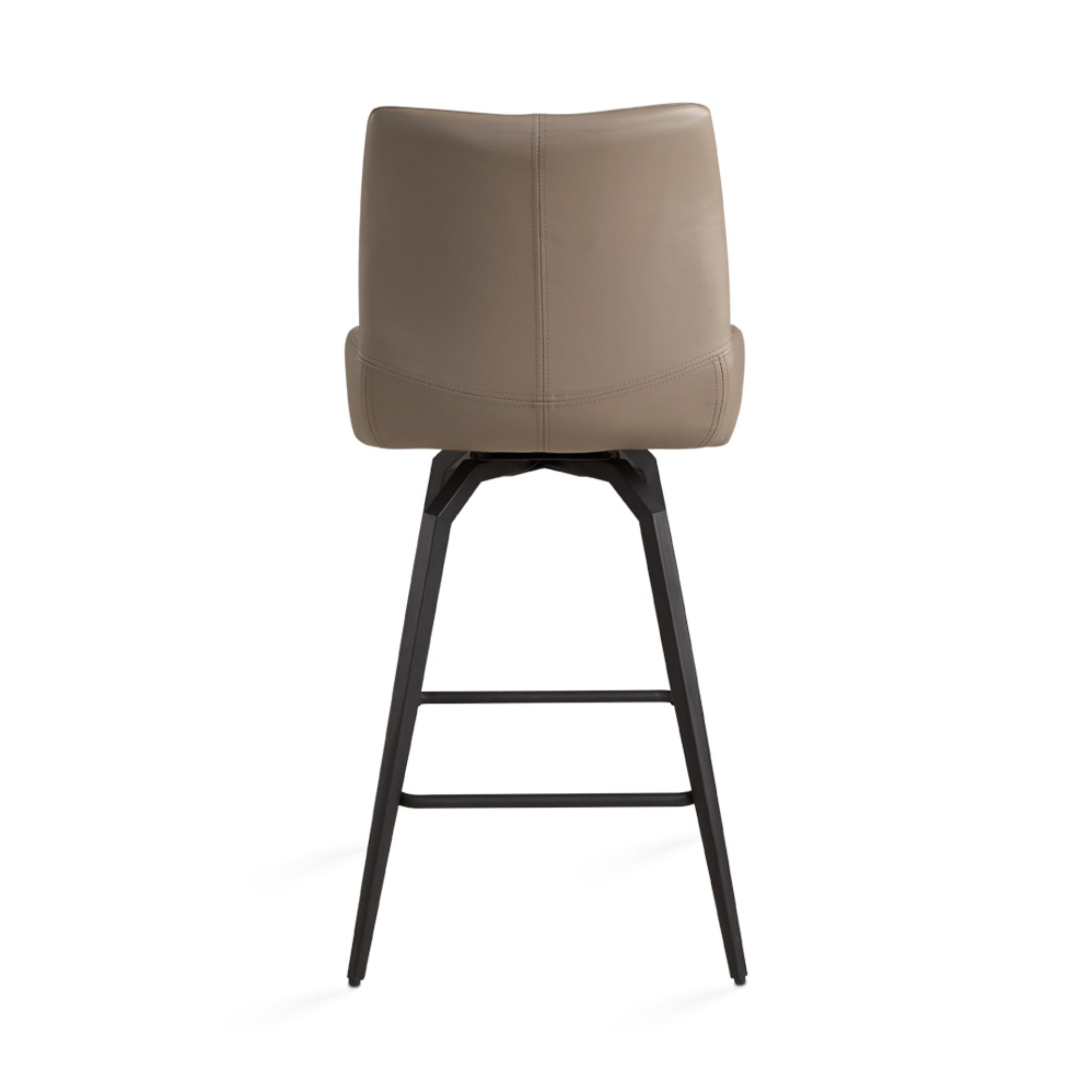 Nova Swivel Chaise de comptoir grise