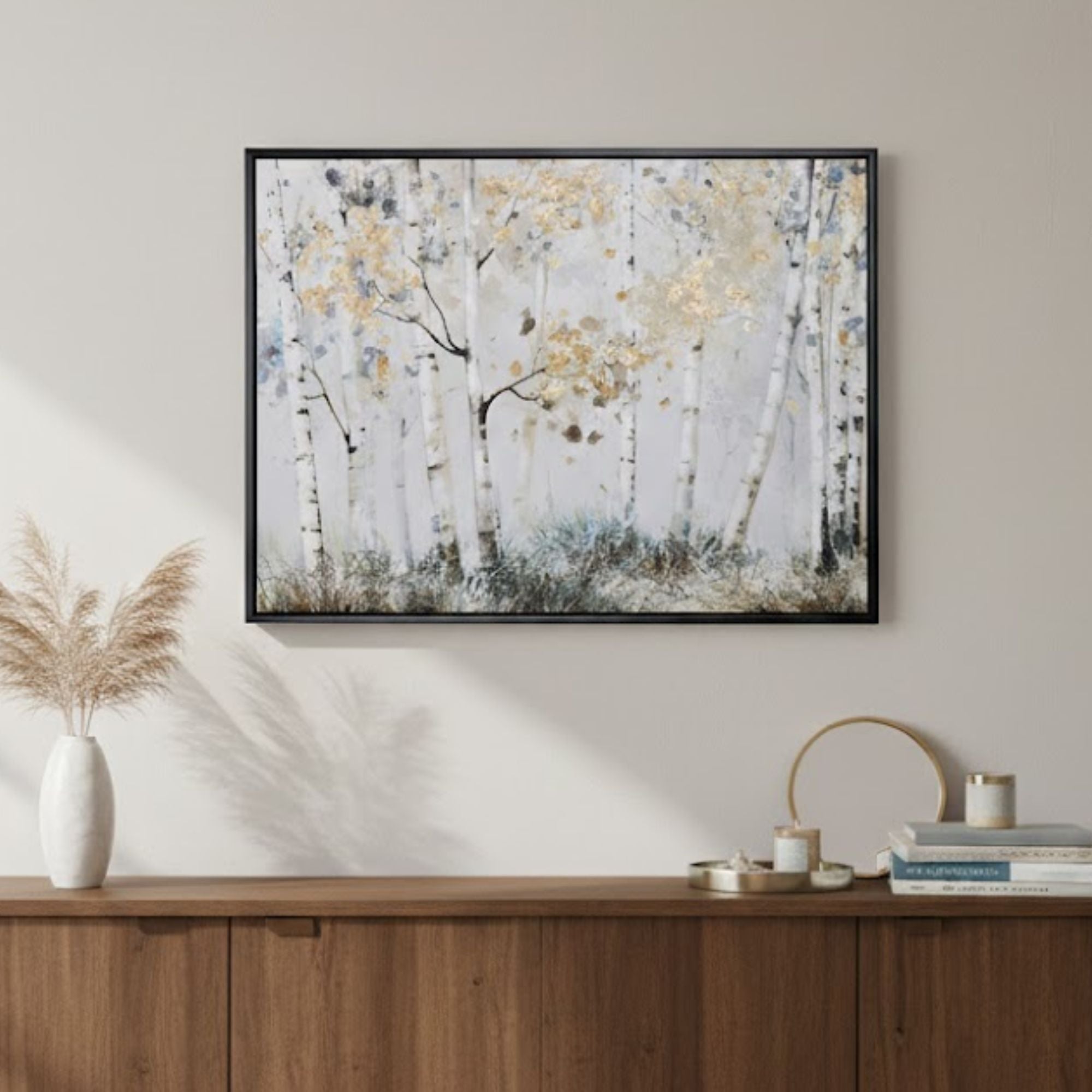 Canvas Trees Oil Wall Print | CastleUp Experience Centre Online Furniture