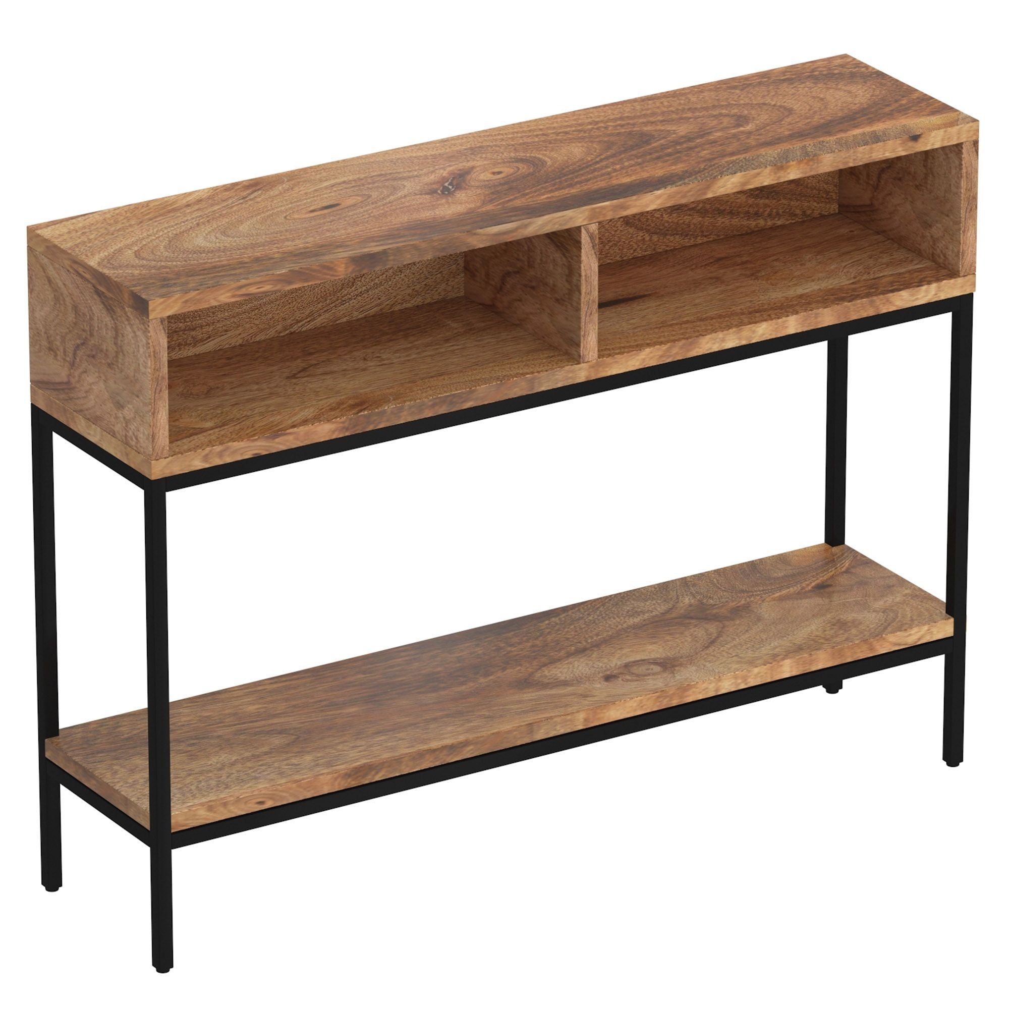 Table à manger organique Zaloa 78" Noyer foncé