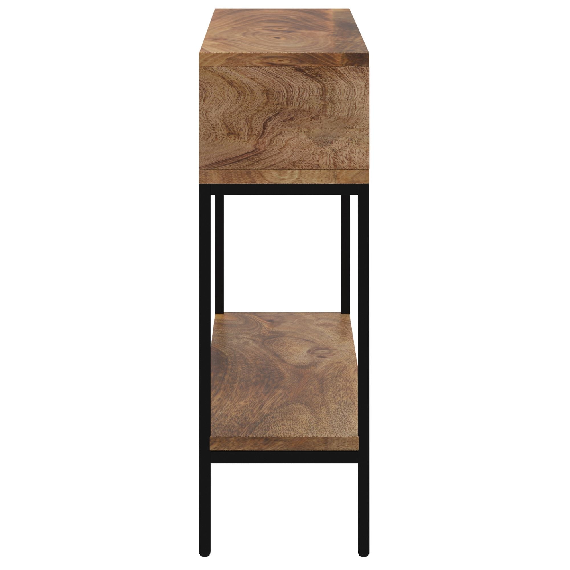 Table à manger organique Zaloa 78" Noyer foncé