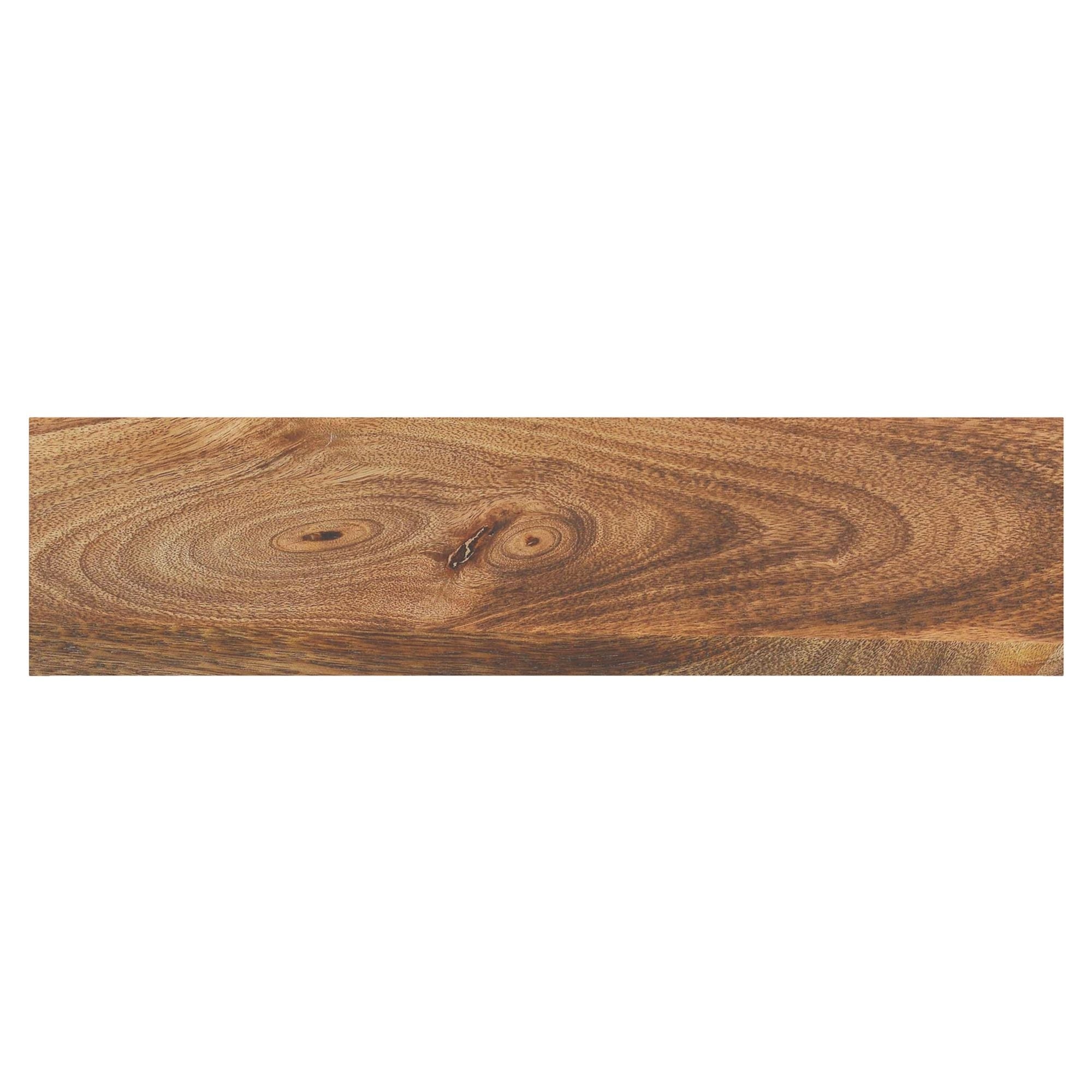 Table à manger organique Zaloa 78" Noyer foncé