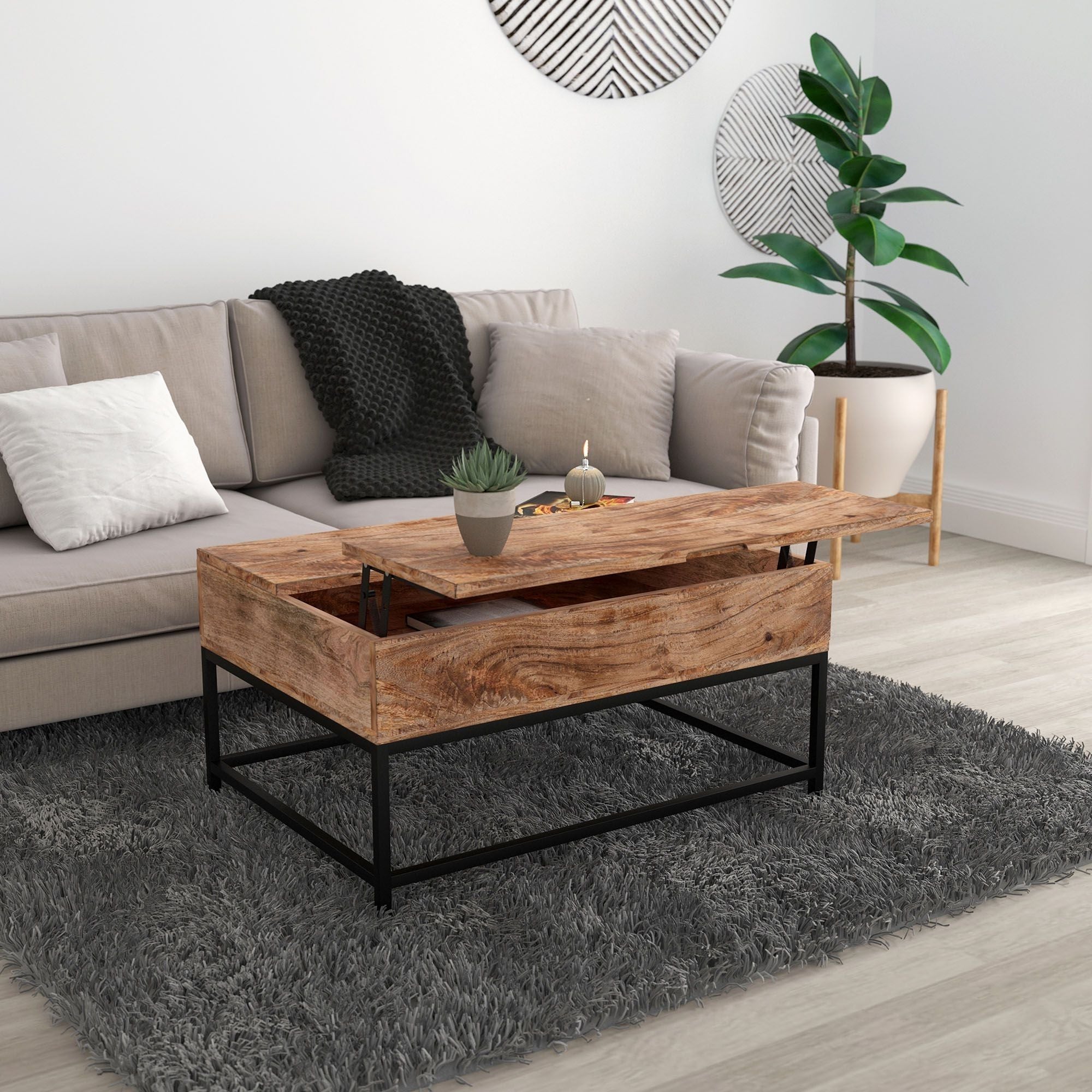 Table à manger organique Zaloa 78" Noyer foncé