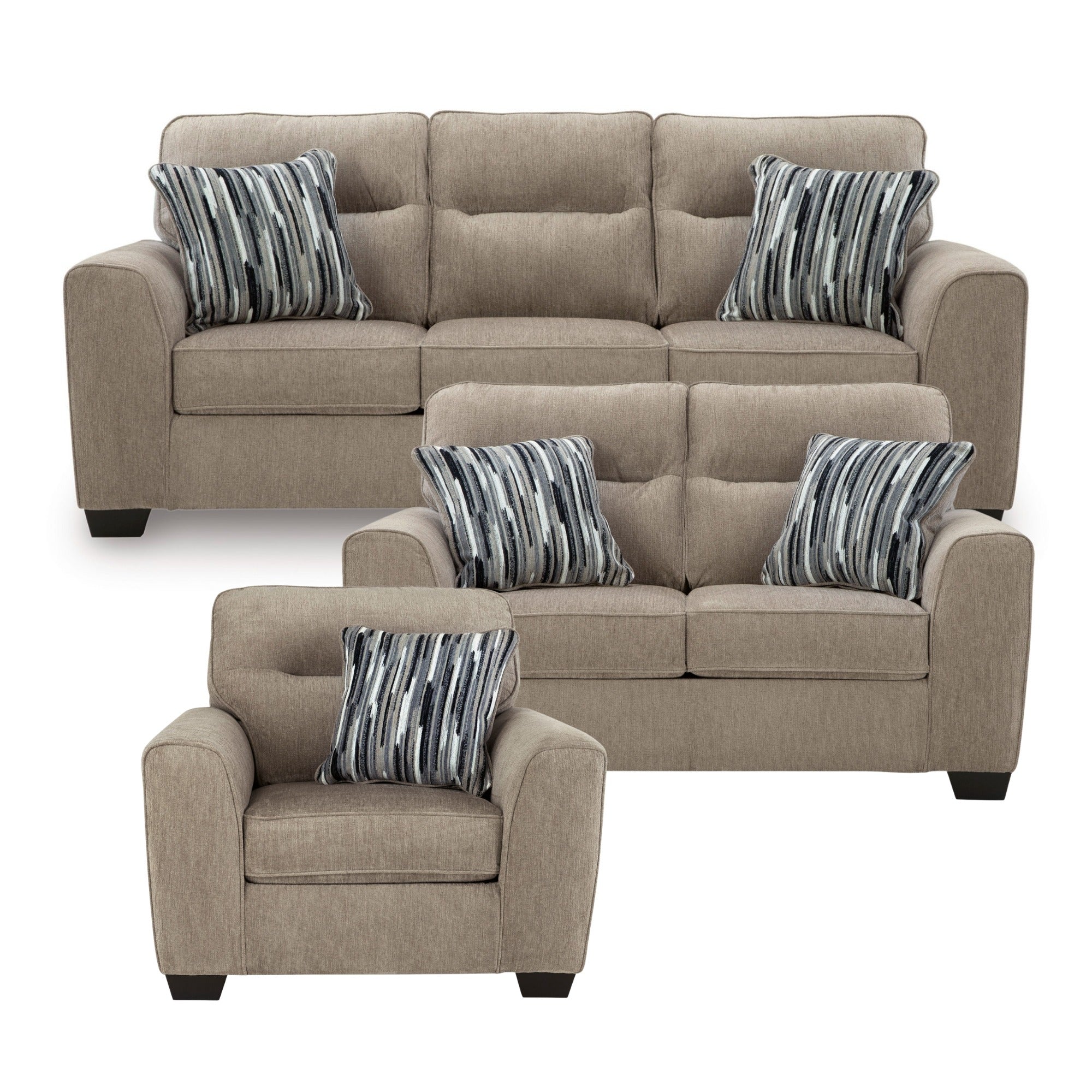 Otlen Sofa Set Mocha