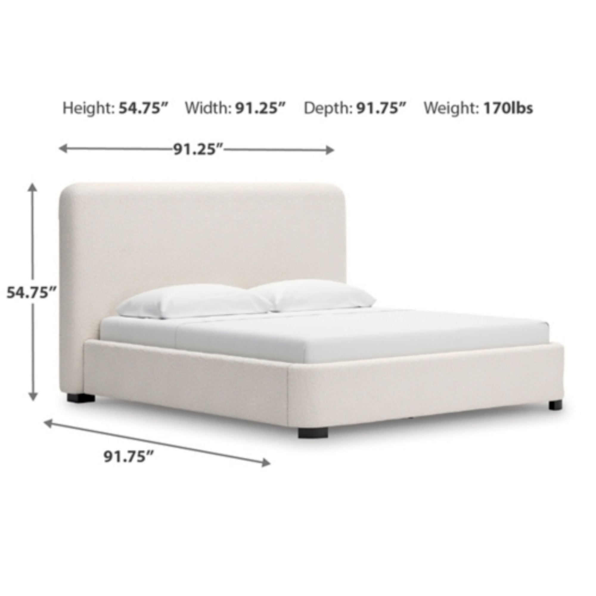 Signature Ashley Brintstreet upholstered wing bed with padded headboard and plush fabric in a cozy bedroom setting.