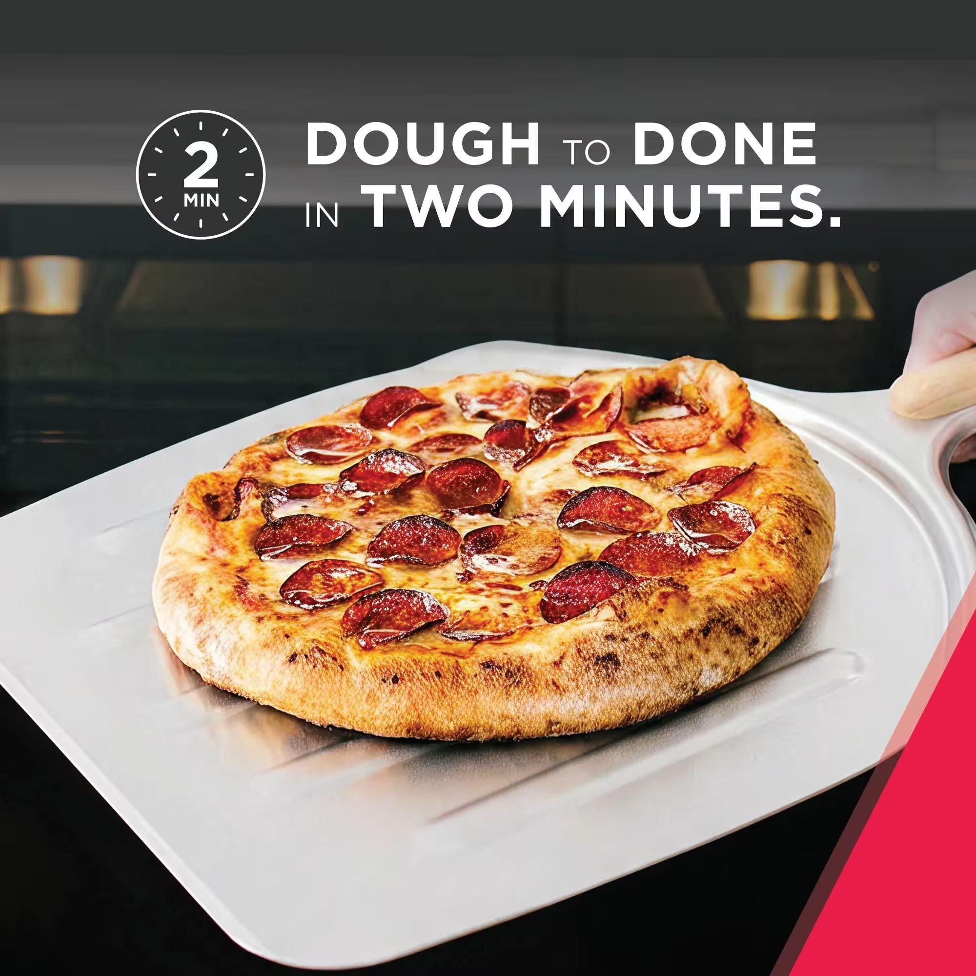 Frigidaire Professional 30-inch stainless steel single wall oven with stone-baked pizza feature and double oven doors.