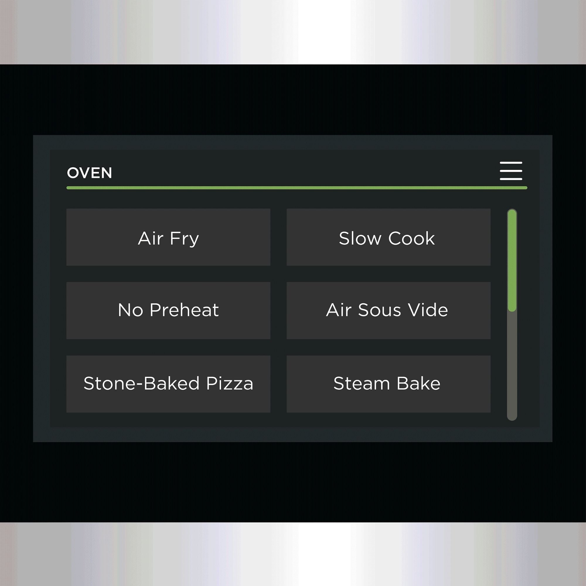 Frigidaire Professional 30-inch stainless steel wall oven with microwave combination and stone-baked pizza mode, modern kitchen appliance