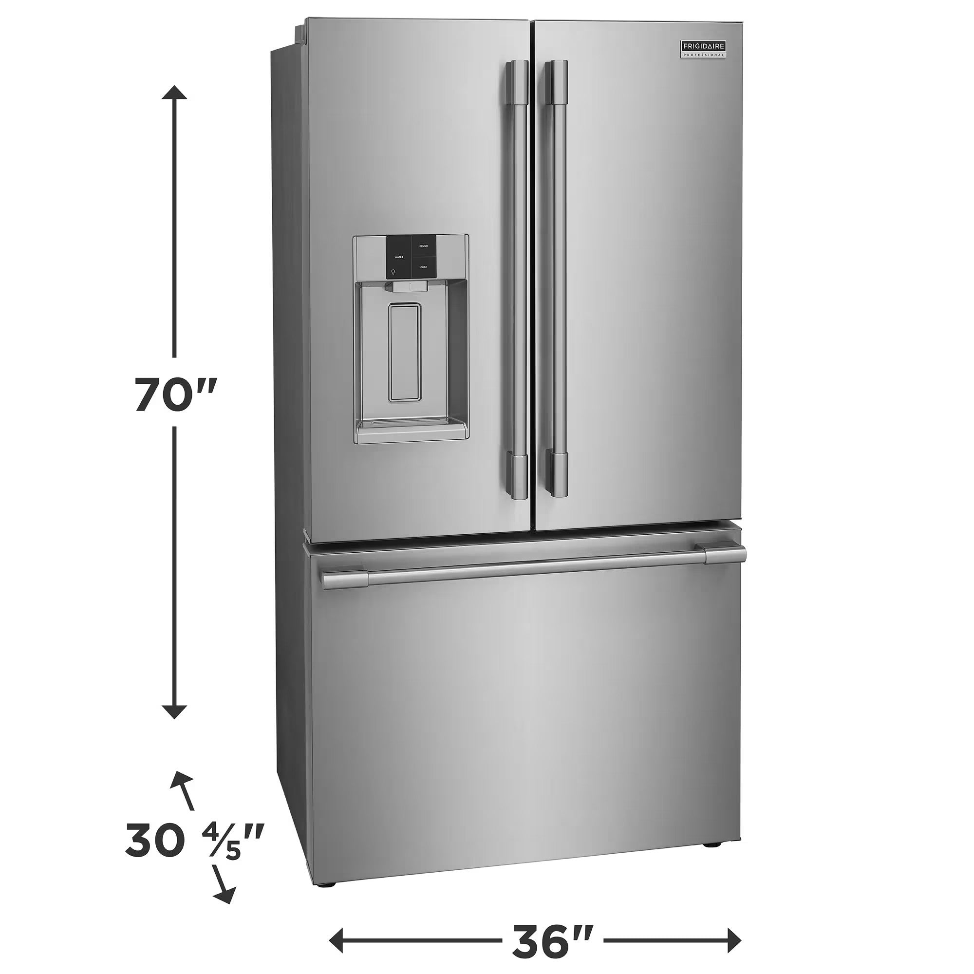 Frigidaire Professional PRFG2383AF 36" 23 Cu. Ft. French Door Refrigerator