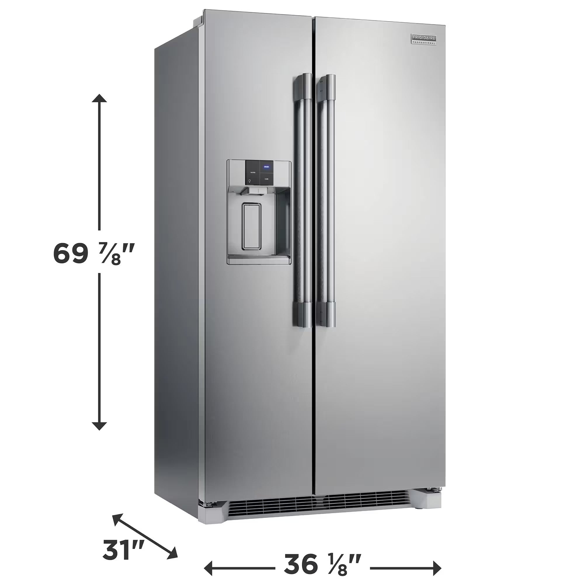 Frigidaire Professional PRSC2222AF 36" 22 Cu. Ft. Side by Side Refrigerator