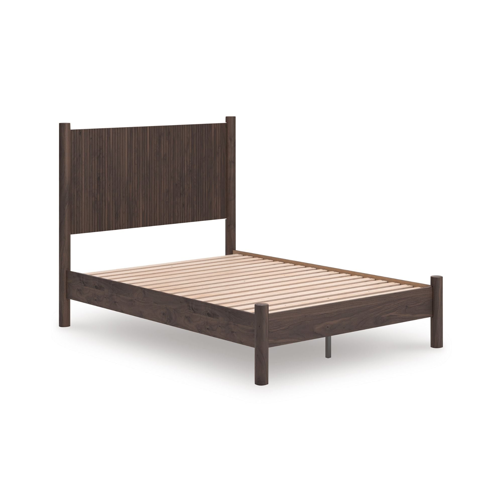 Pamytta Panel Platform Bedroom Set by Signature Ashley featuring a modern bed frame with a sleek headboard and matching nightstands.