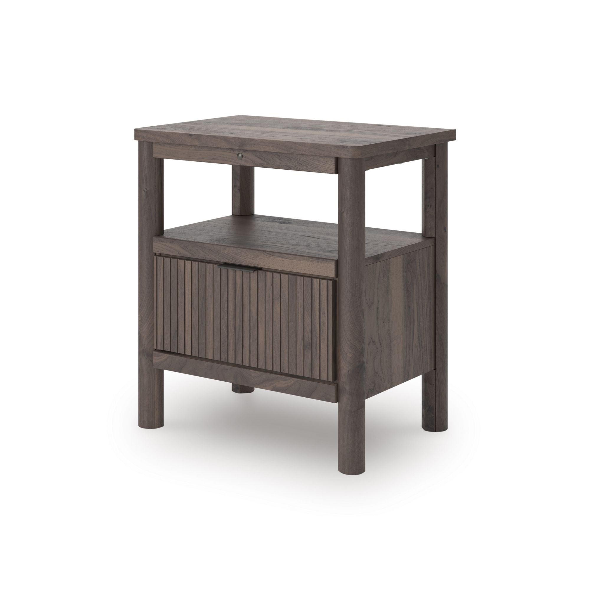 Brown Pamytta Nightstand by Signature Ashley featuring a sleek wooden design and modern style, ideal for bedroom decor.
