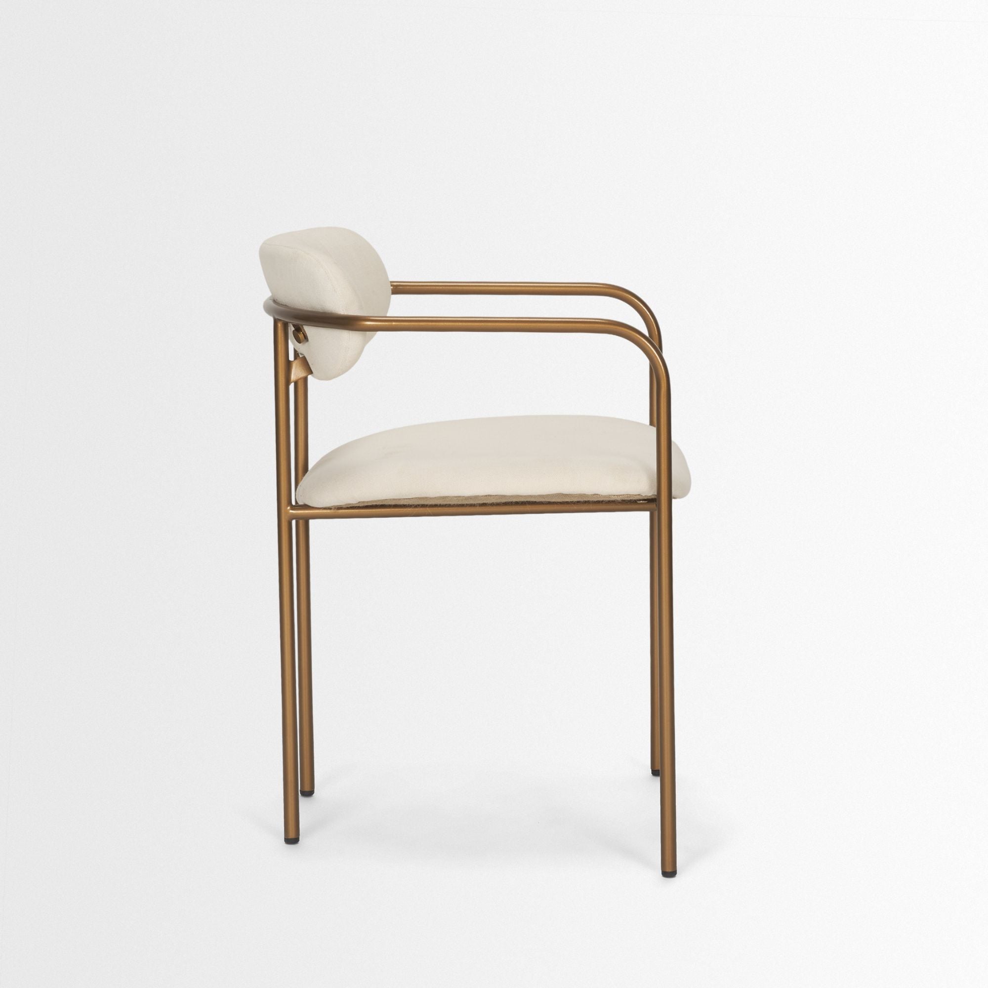 Mercana Furniture Parker VN dining chair with wooden legs and upholstered seat, stylish and comfortable for modern dining rooms.