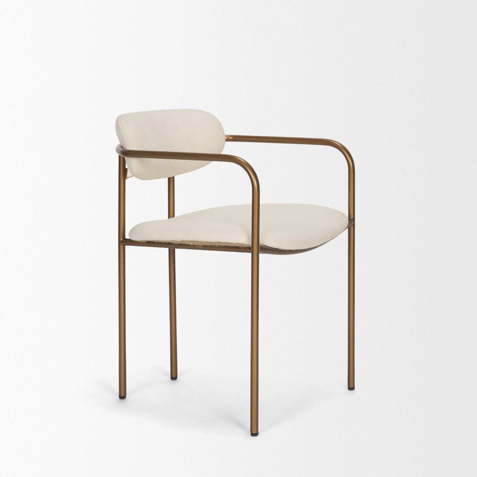Mercana Furniture Parker VN dining chair with wooden legs and upholstered seat, showcasing elegant modern design.