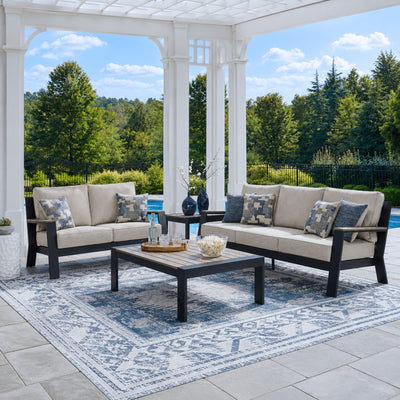 East Beach Sofa Set with Cocktail Table