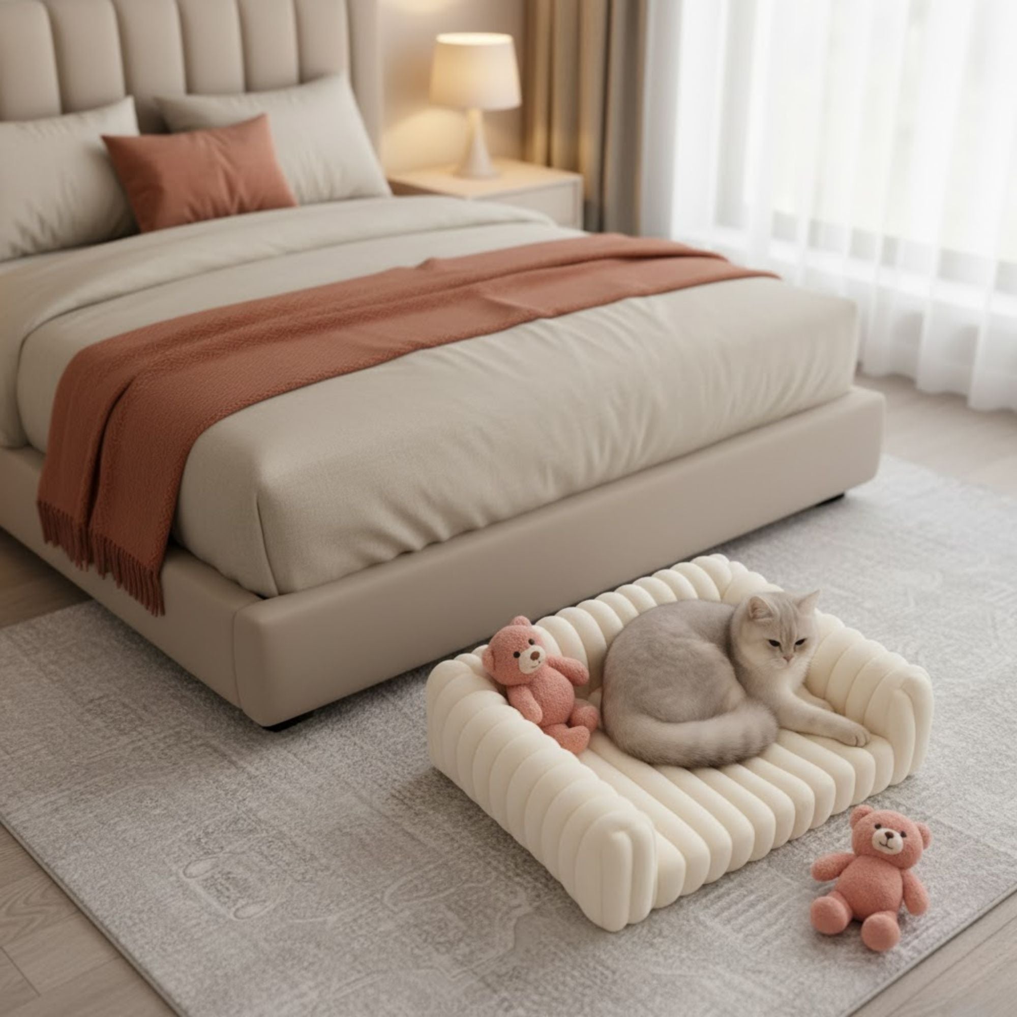 Pet Bed in Cream