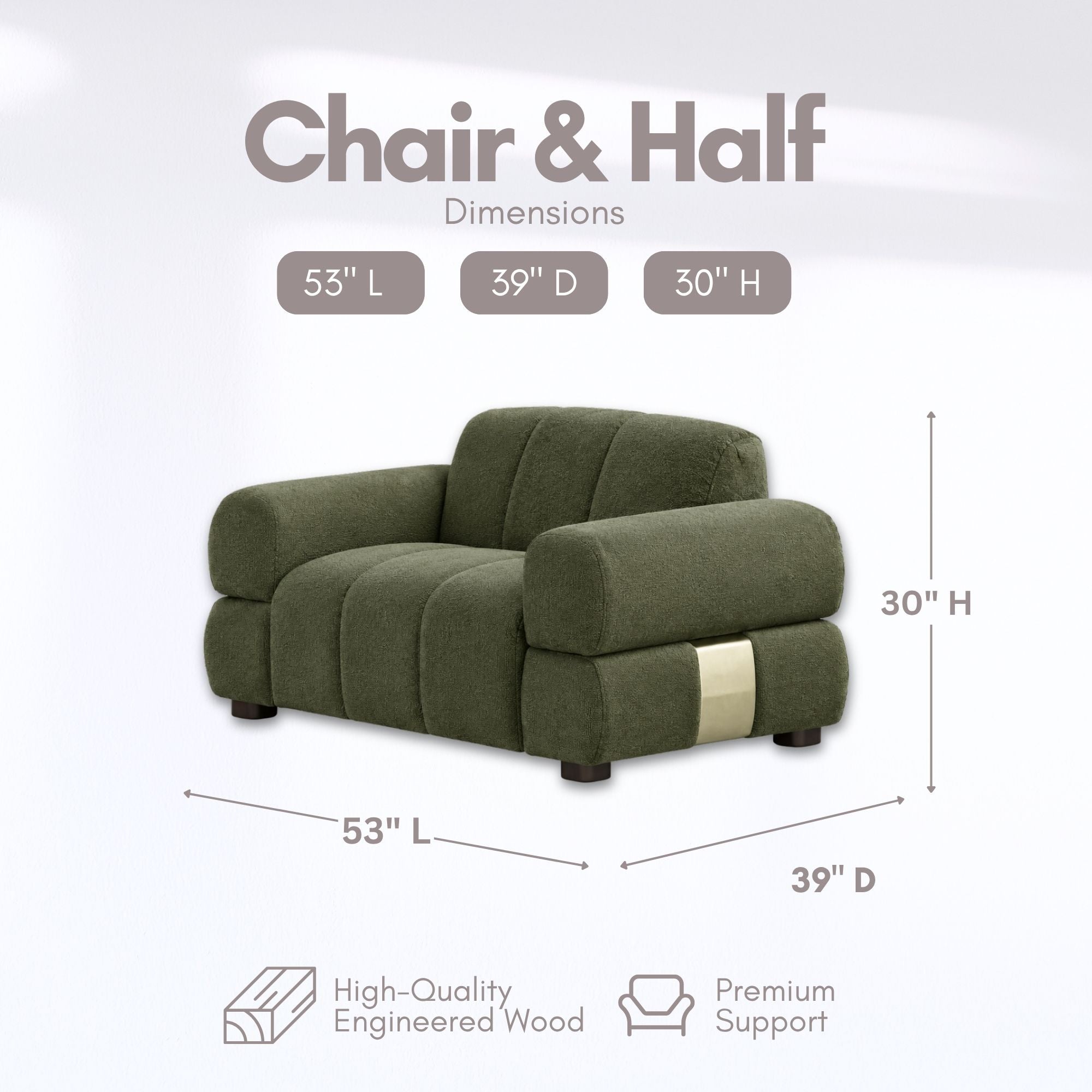 Canadian-made Phoenix Modern Oversize Chair