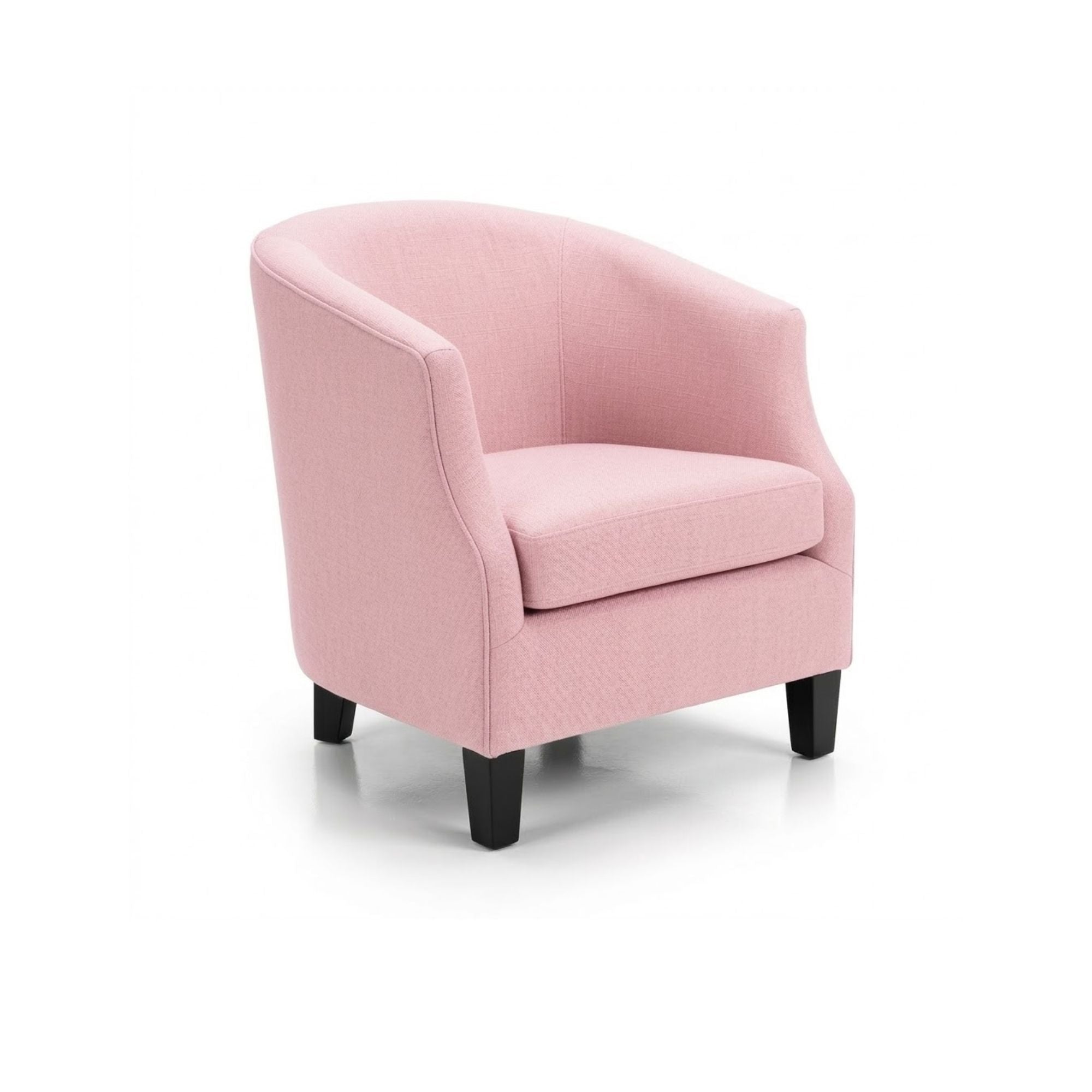 ComfortStyle Montreal Heritage pink accent chair with plush upholstery and classic design, perfect for stylish home decor.