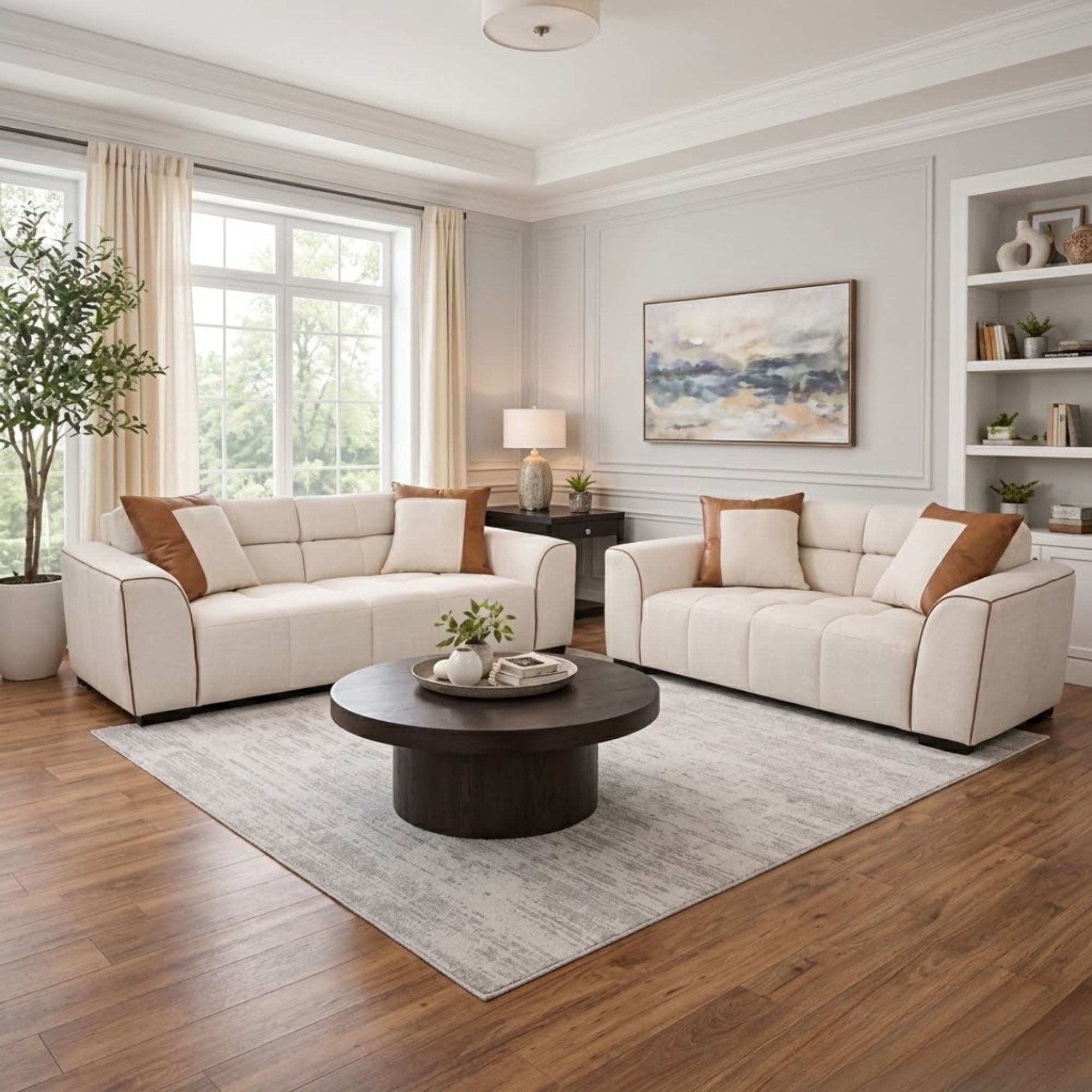 Canadian-made Austin Modern Loveseat