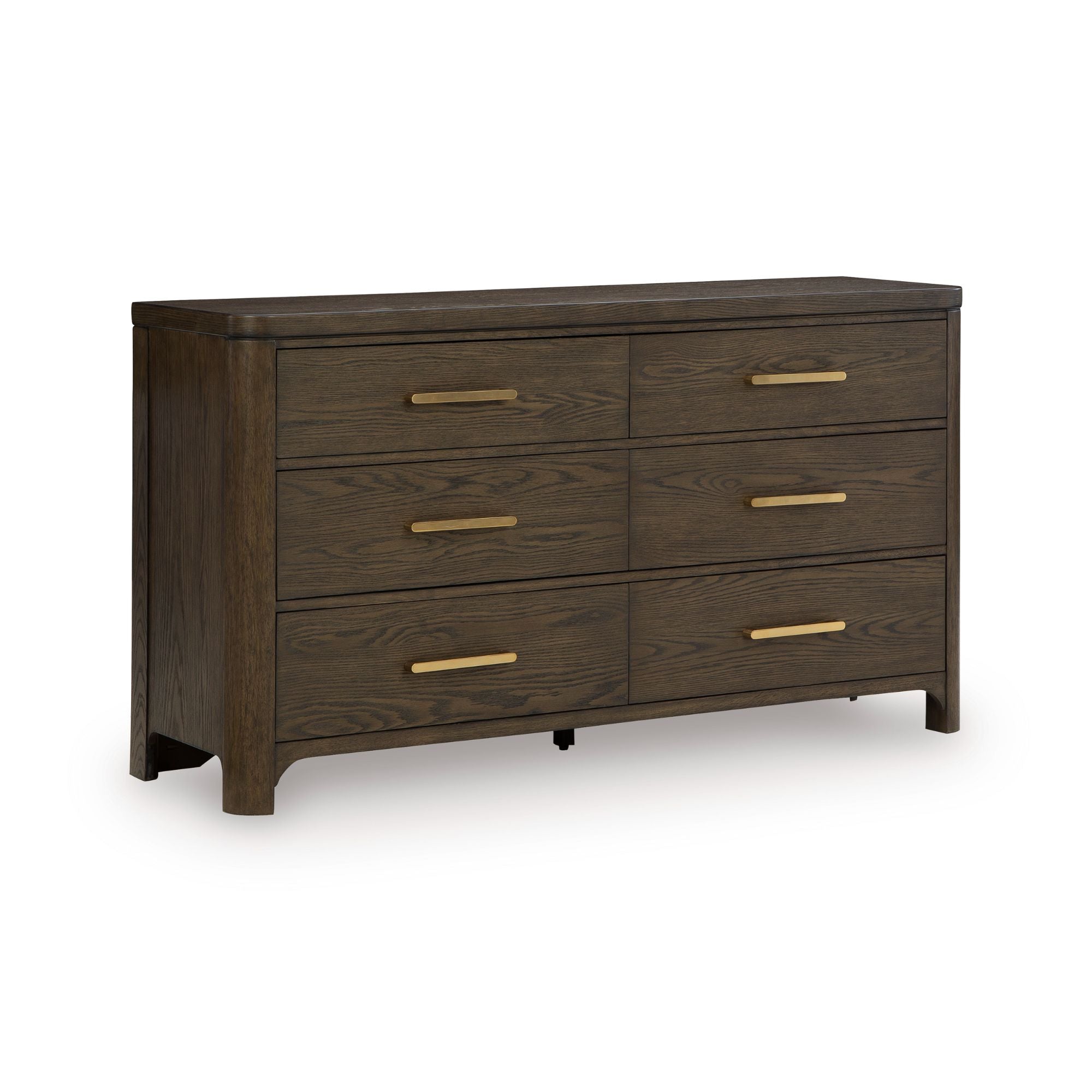Radkin dresser and mirror from Signature Design by Ashley, featuring a modern bedroom furniture set with wood finish and sleek design.