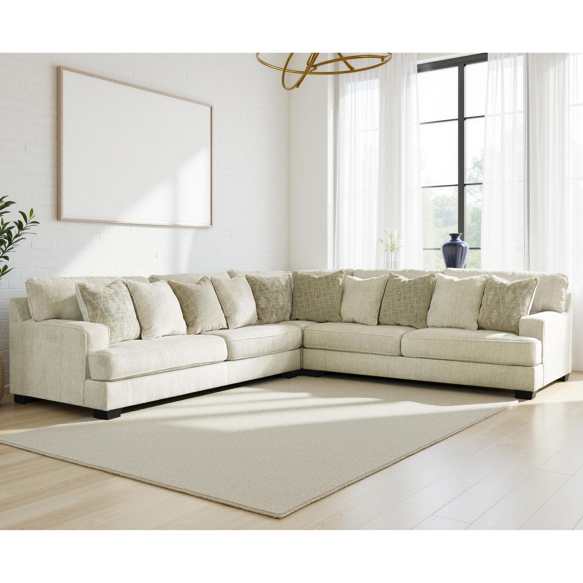 Rawcliffe 3-Piece Oversized Sectional