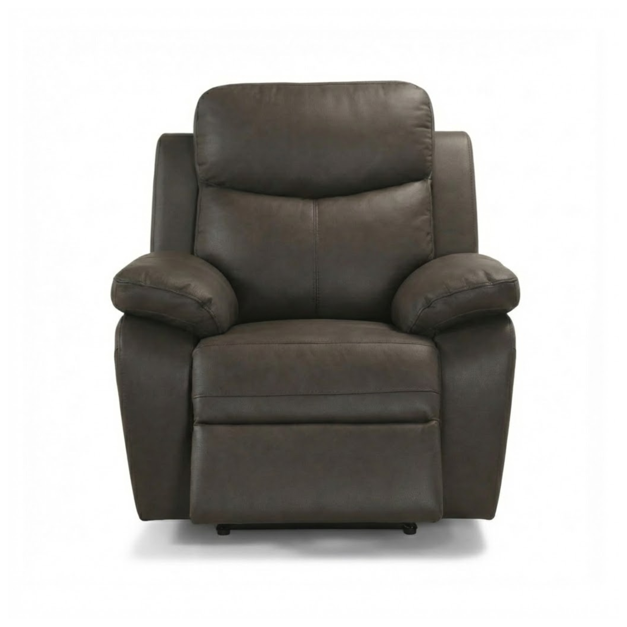 Relaxmax Collection Power Recliner Leather Sofa Set in Dark Brown