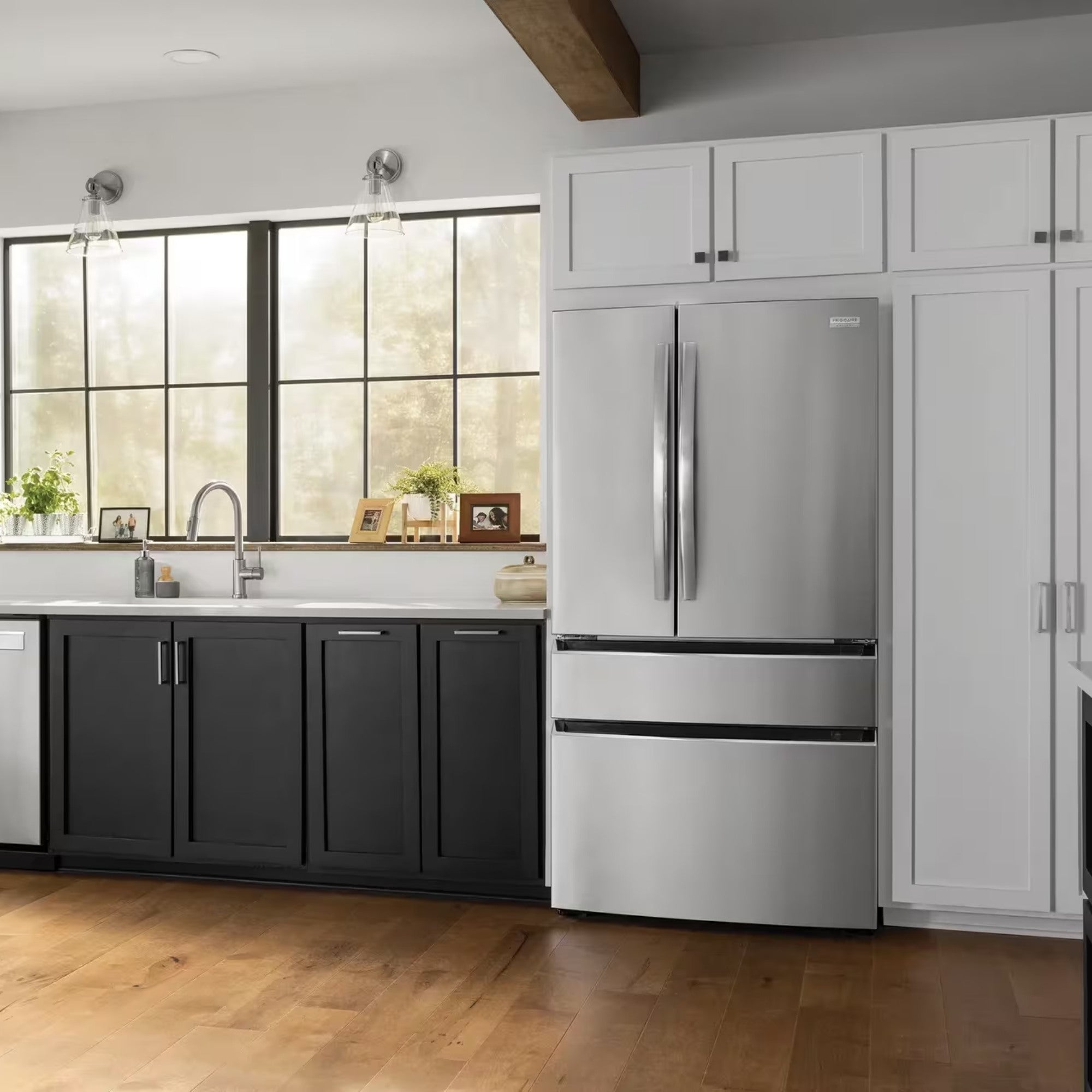 Frigidaire Gallery GRMN2872AF 36 inch 27 Cu. Ft. 4-door French Door Refrigerator