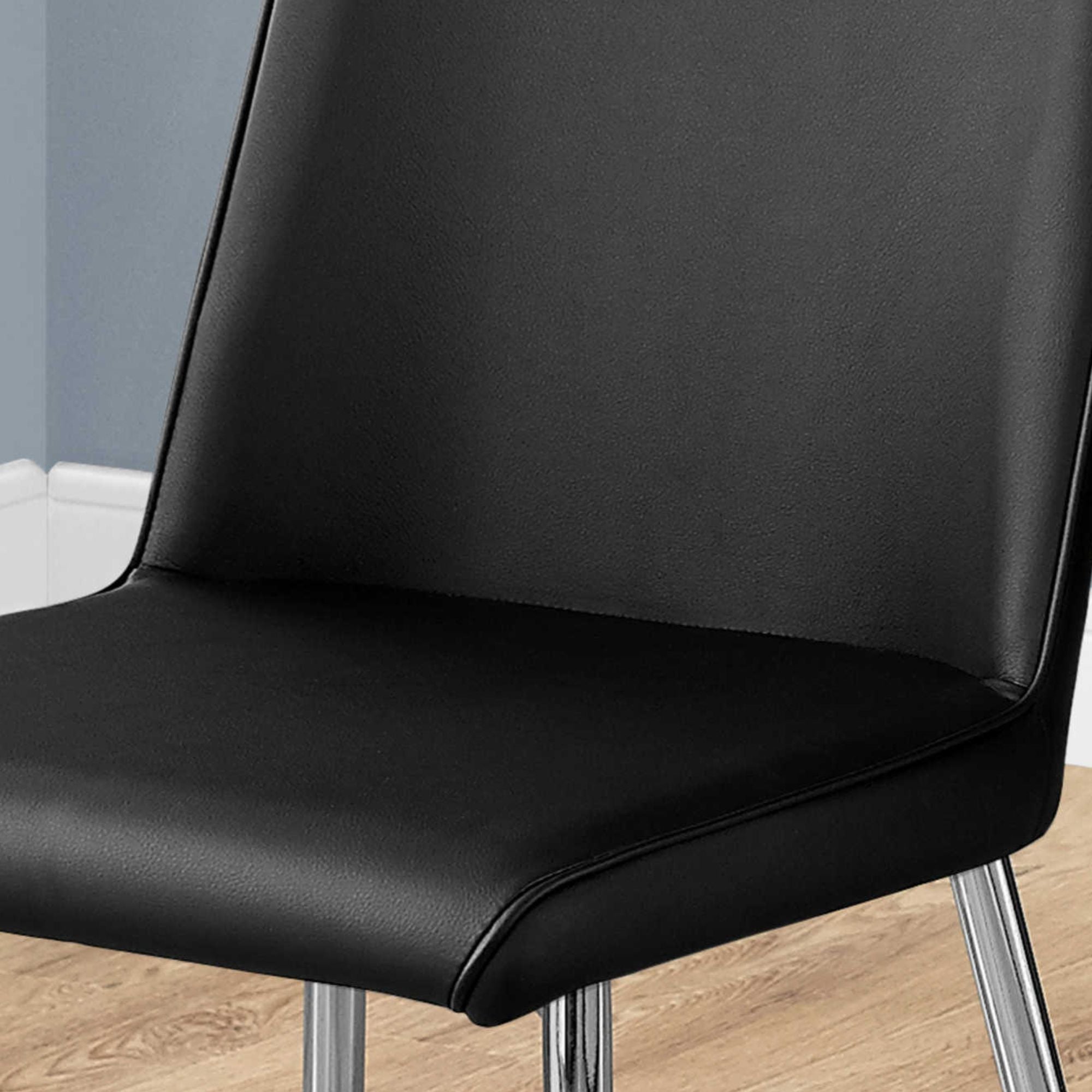 Retro Style Dining Chair in Black ( Set of 2) | CastleUp Experience Centre Online Furniture