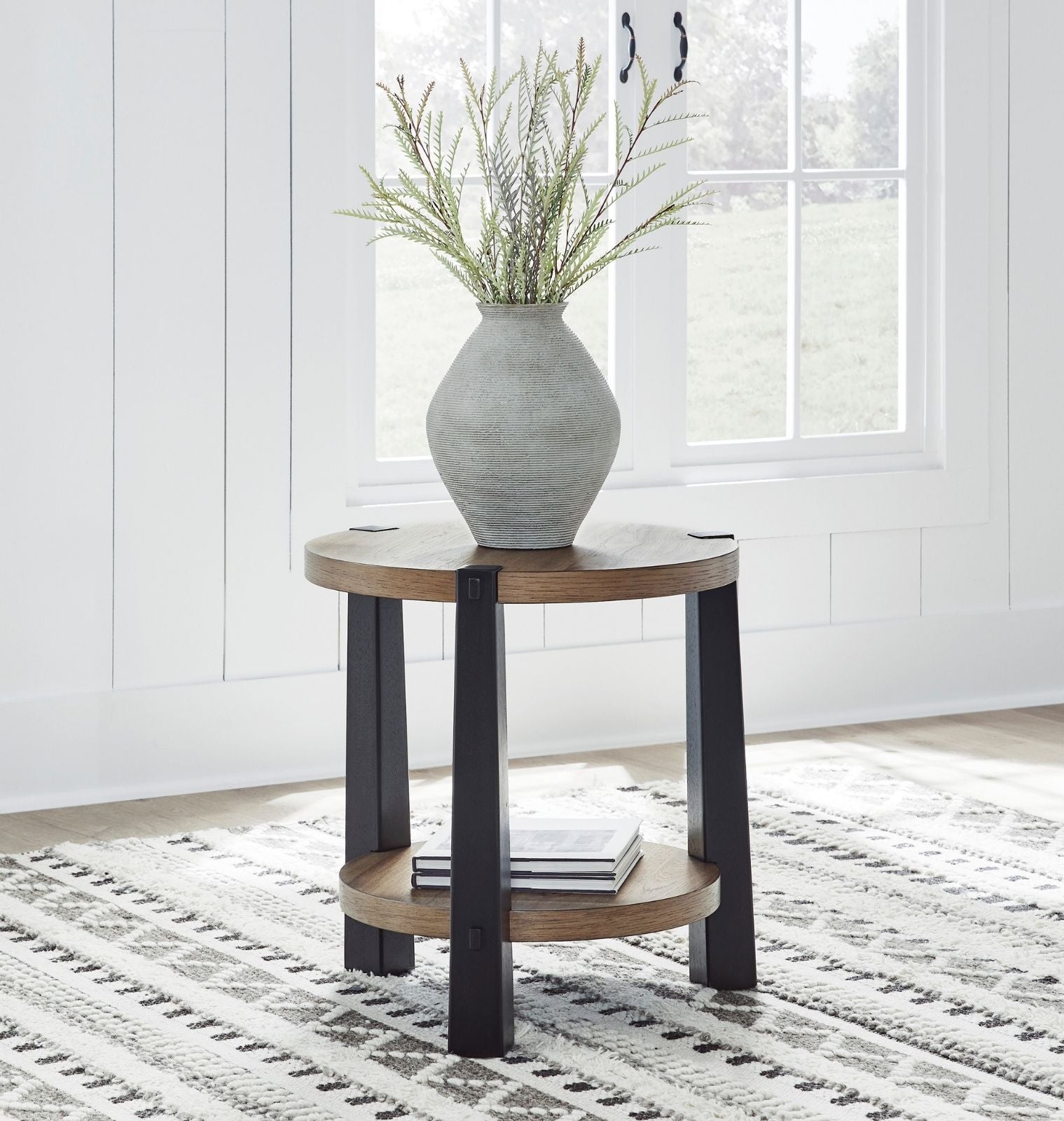 Ridgester Round End Table