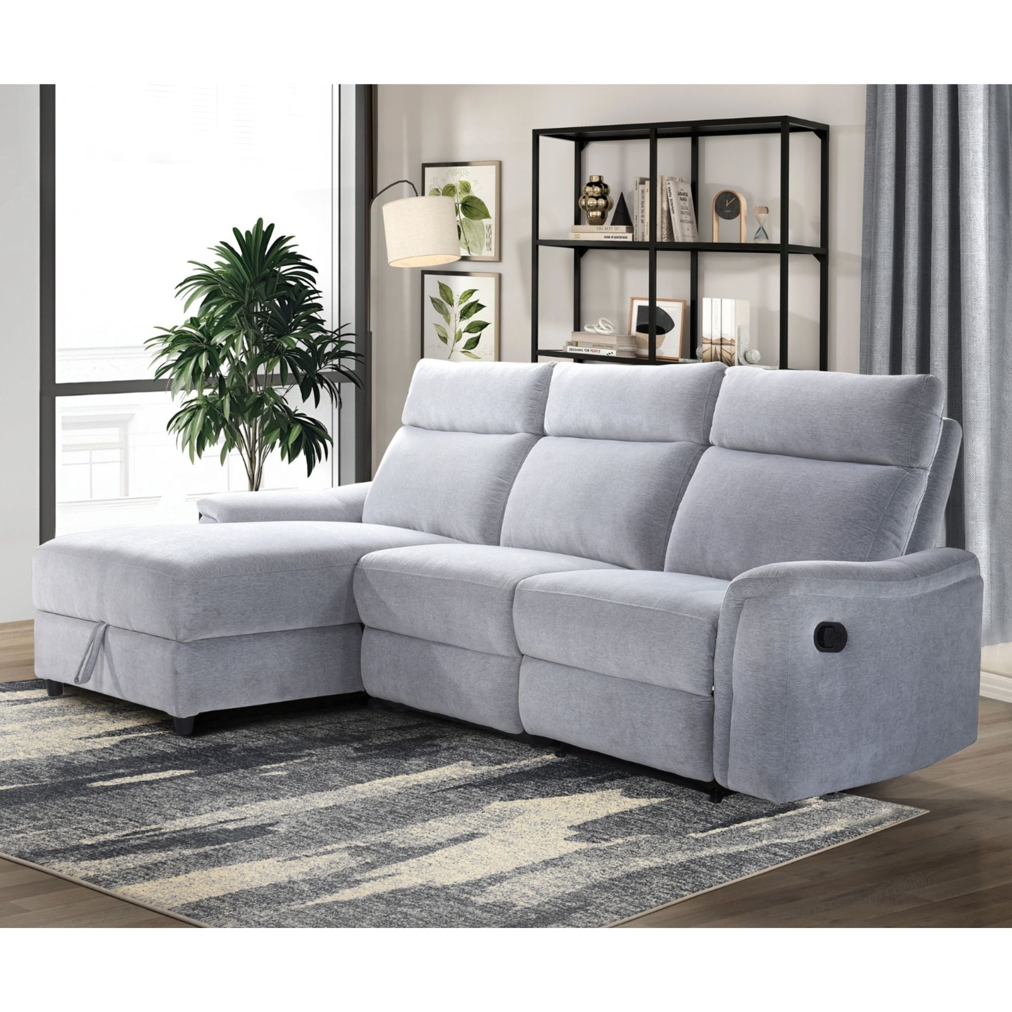 Skava Collection Sectional Sleeper in Grey | CastleUp Experience Centre Online Furniture