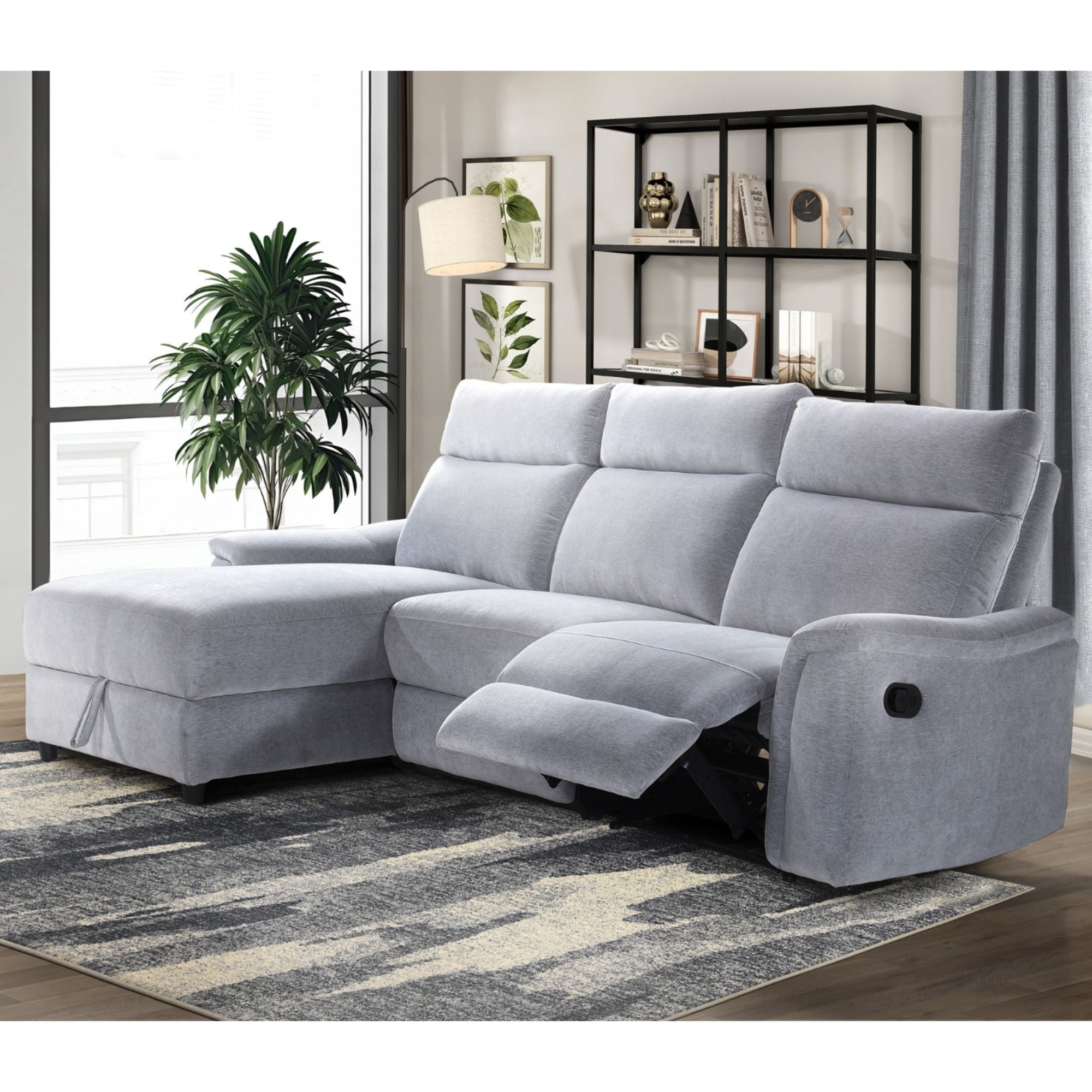 Skava Collection Sectional Sleeper in Grey | CastleUp Experience Centre Online Furniture