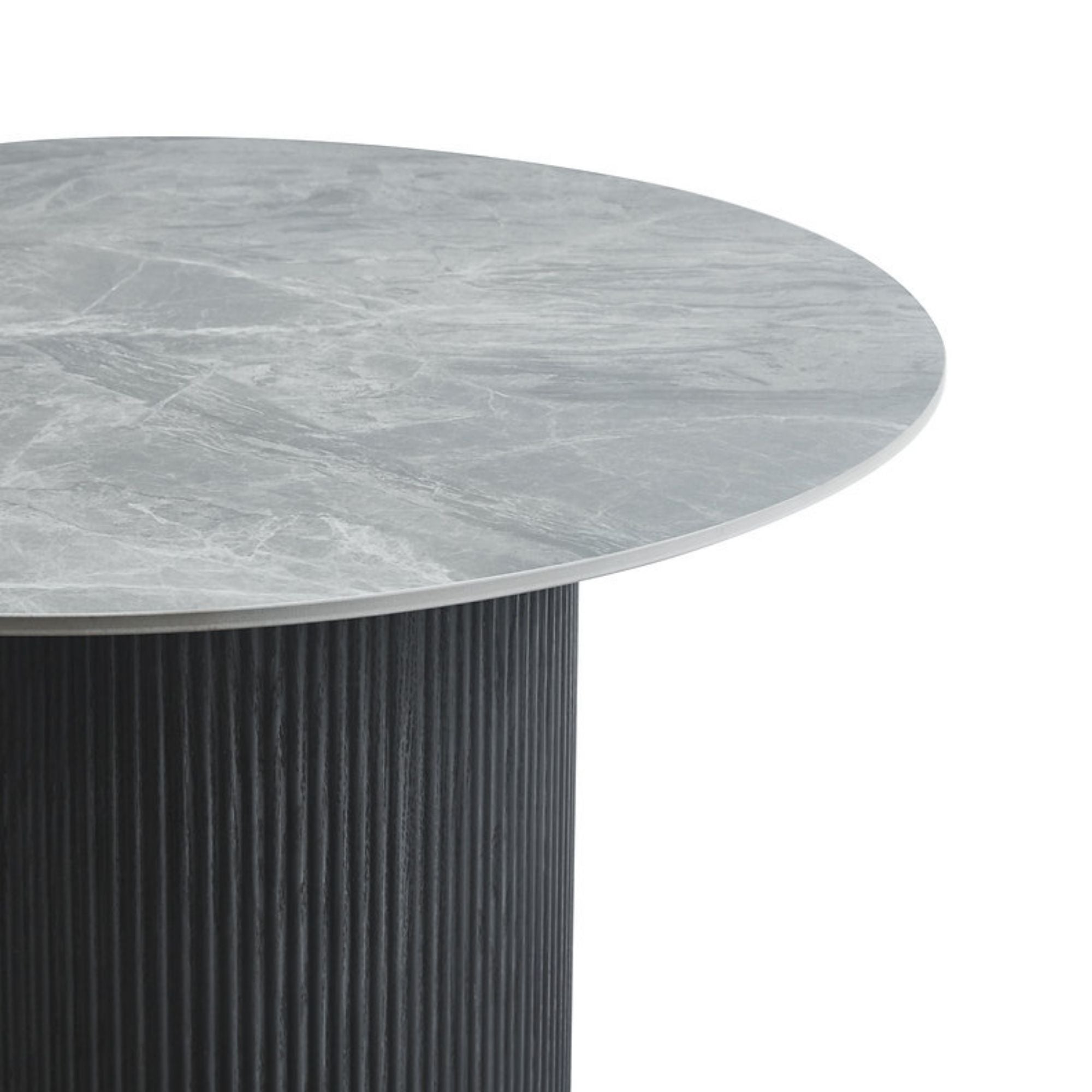 Roman Dining Table with Ceramic Top in Black | CastleUp Experience Centre Online Furniture