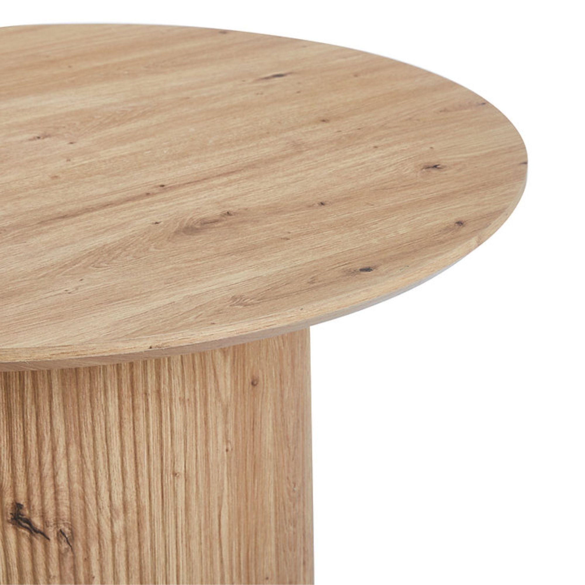 Roman dining table with natural wood top from Elite Living, showcasing a sturdy rectangular wood surface and elegant design.