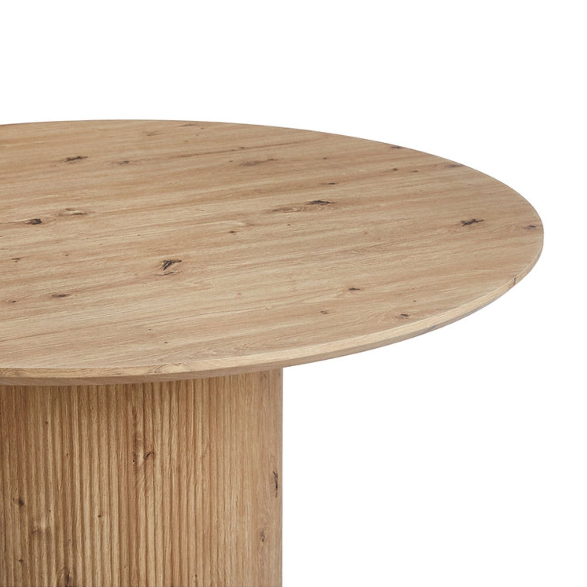 Roman dining table by Elite Living with a natural wood top, showcasing a sturdy rectangular design for elegant dining spaces.