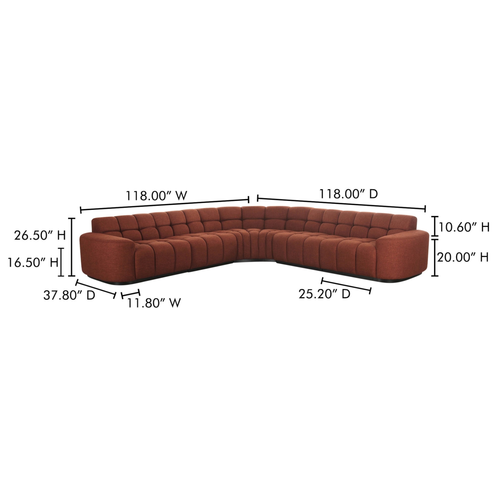 Roman L-Shaped Sectional in Rust