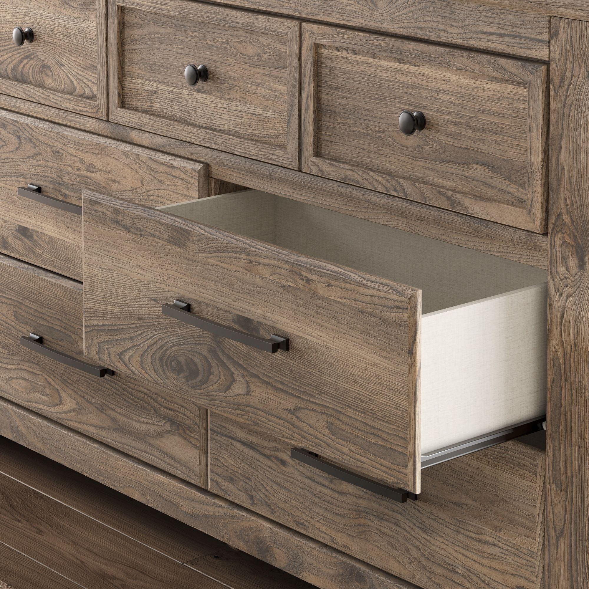 Rusticott Dresser and Mirror