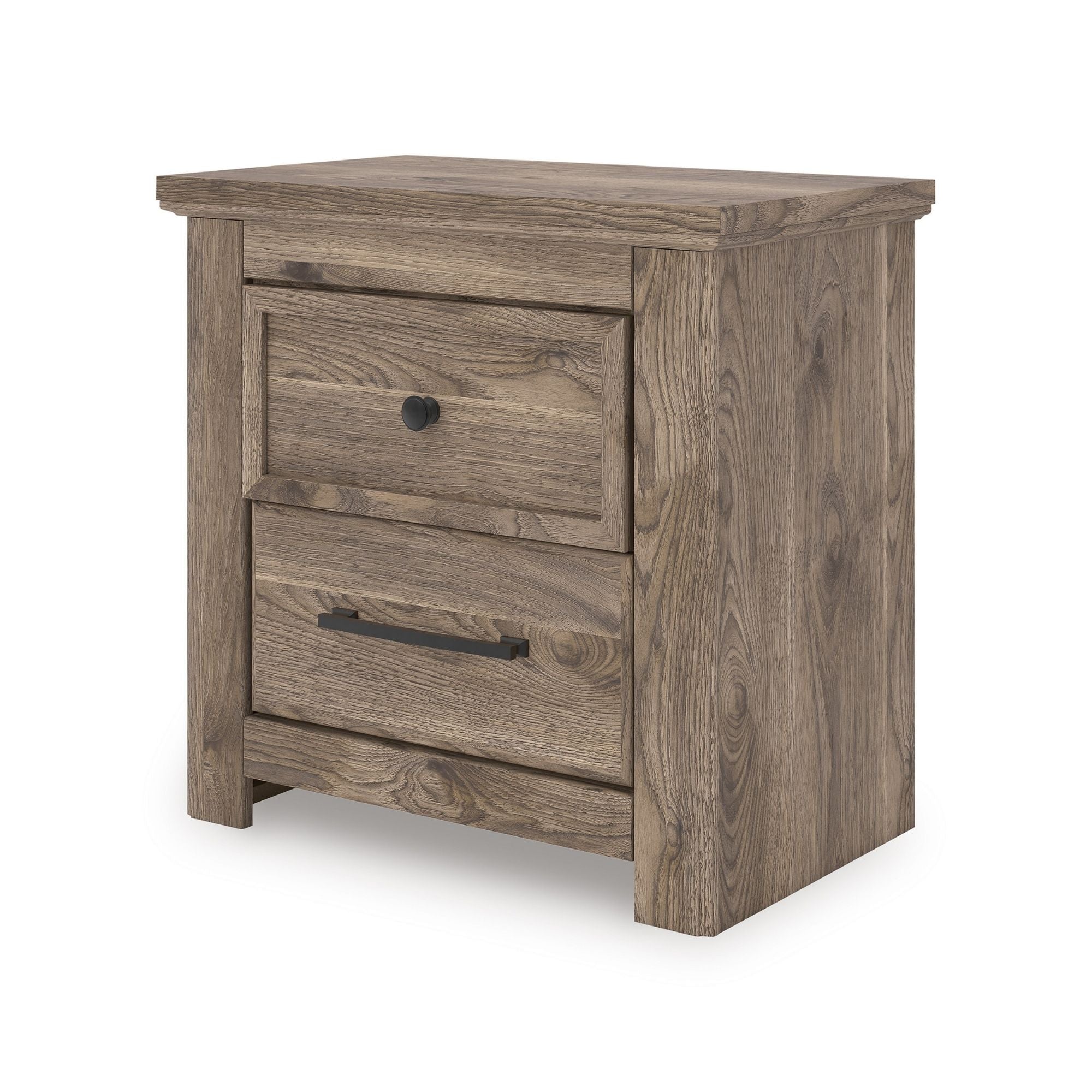 Rusticott Two Drawer Night Stand