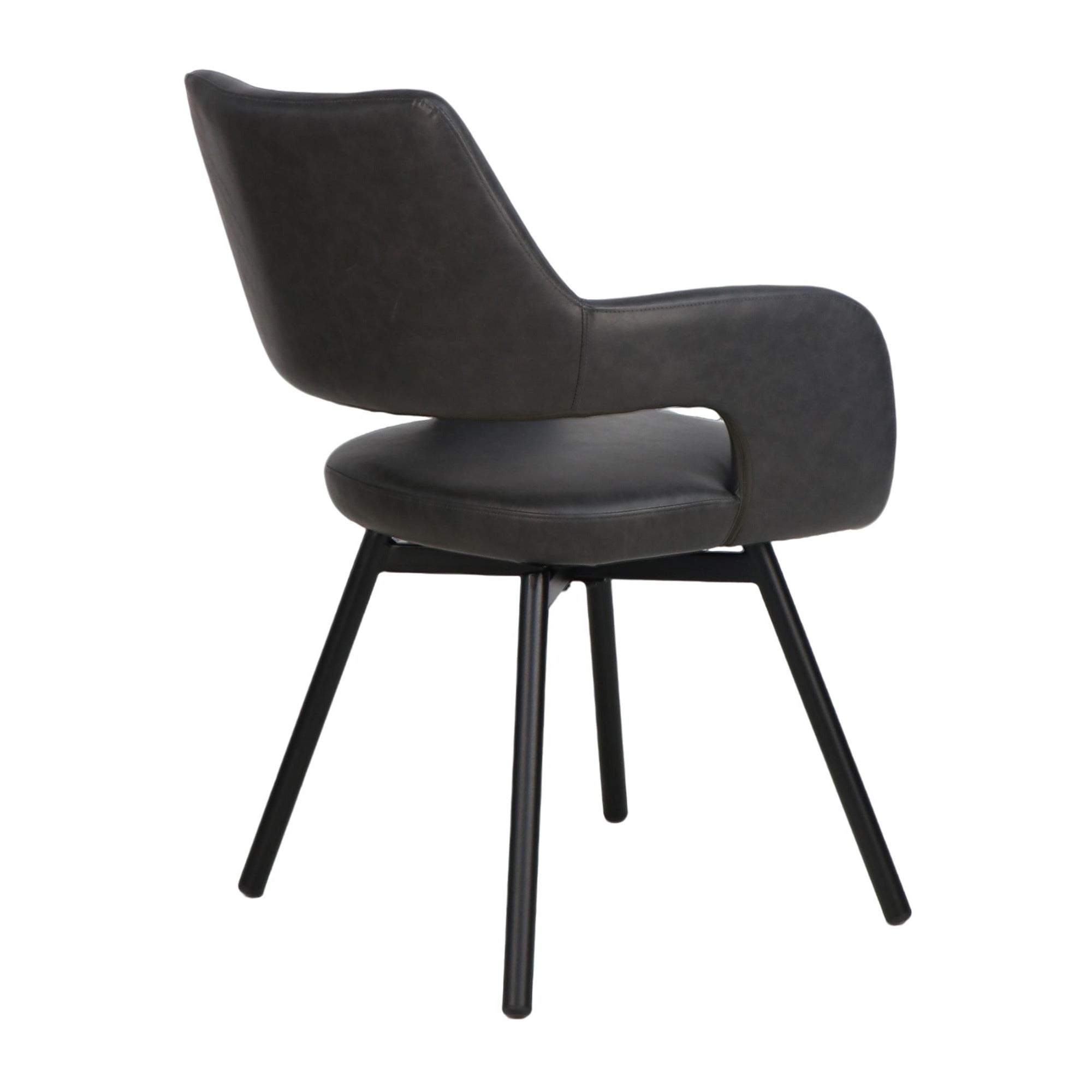 Chaise de salle à manger Caspian moderne du milieu du siècle, couleur sable (lot de 2)