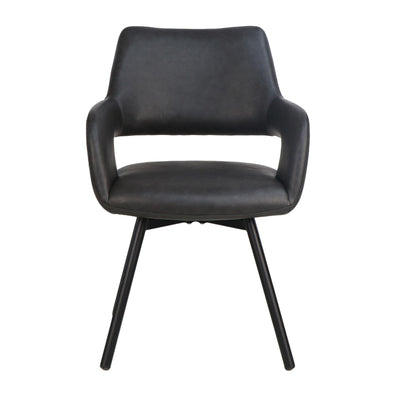 Chaise de salle à manger Caspian moderne du milieu du siècle, couleur sable (lot de 2)