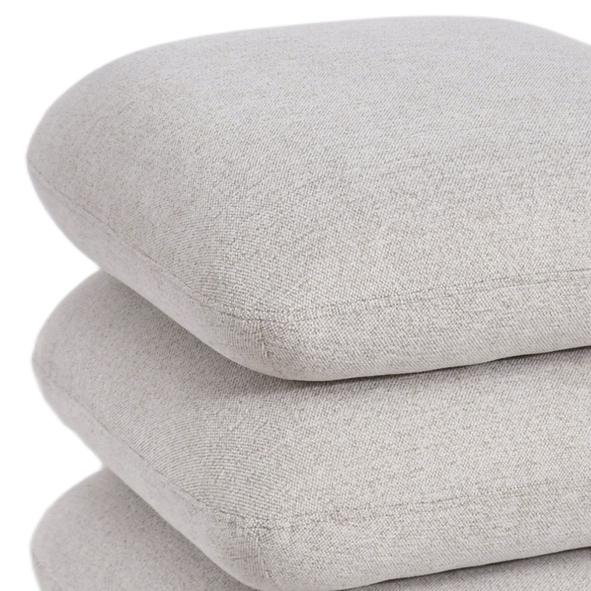 Rylee Square Ottoman in Beige