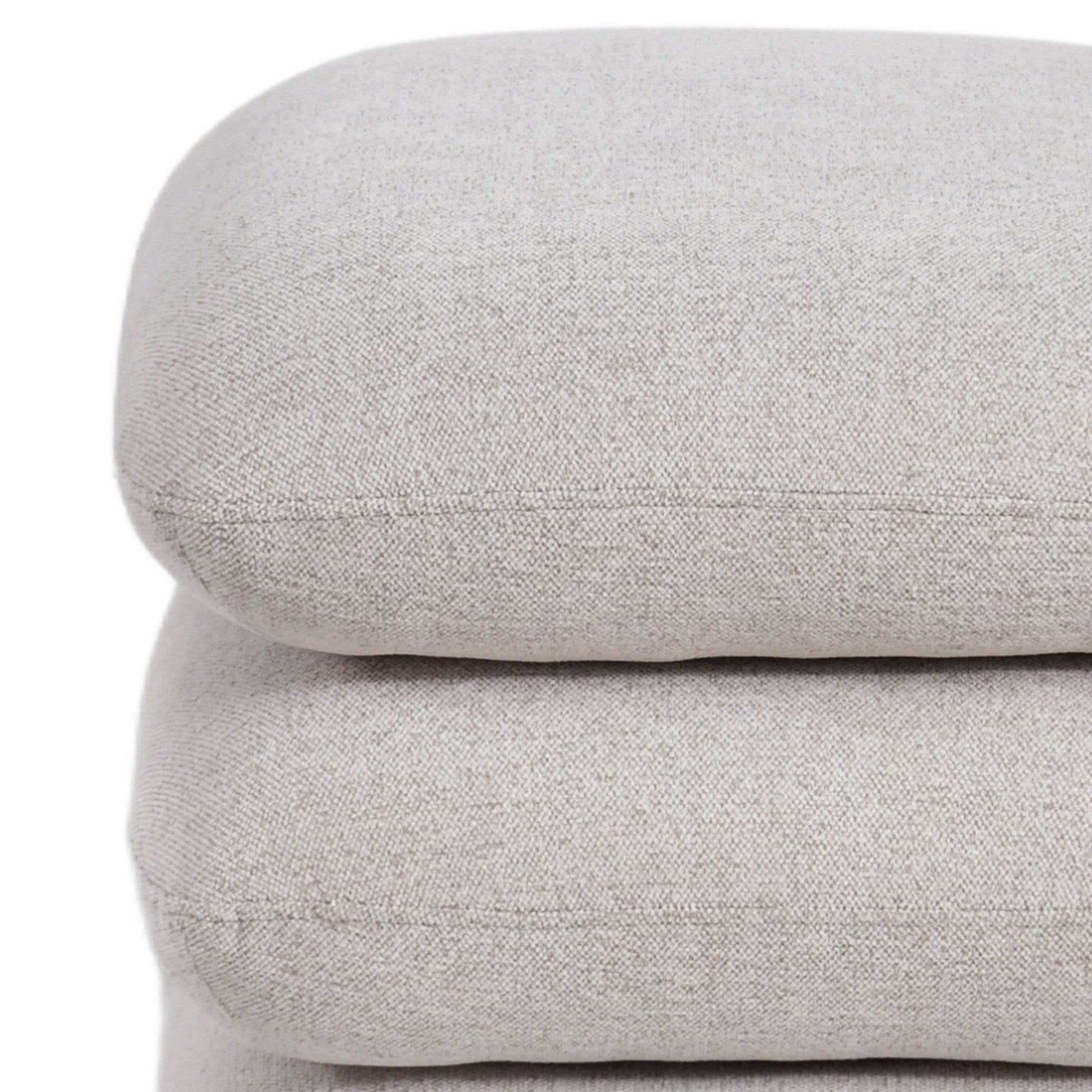 Rylee Square Ottoman in Beige