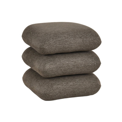 Rylee Square Ottoman in Brown
