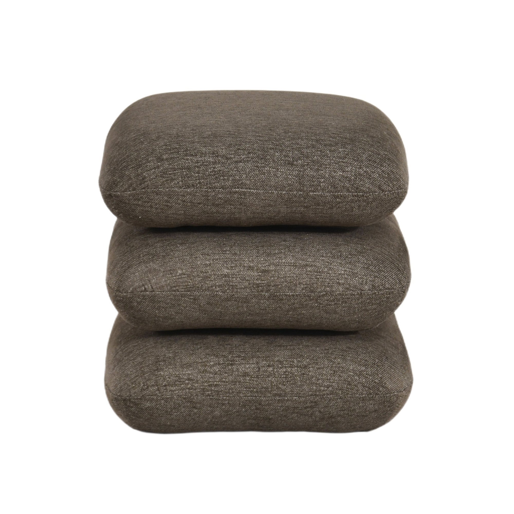 Rylee Square Ottoman in Brown