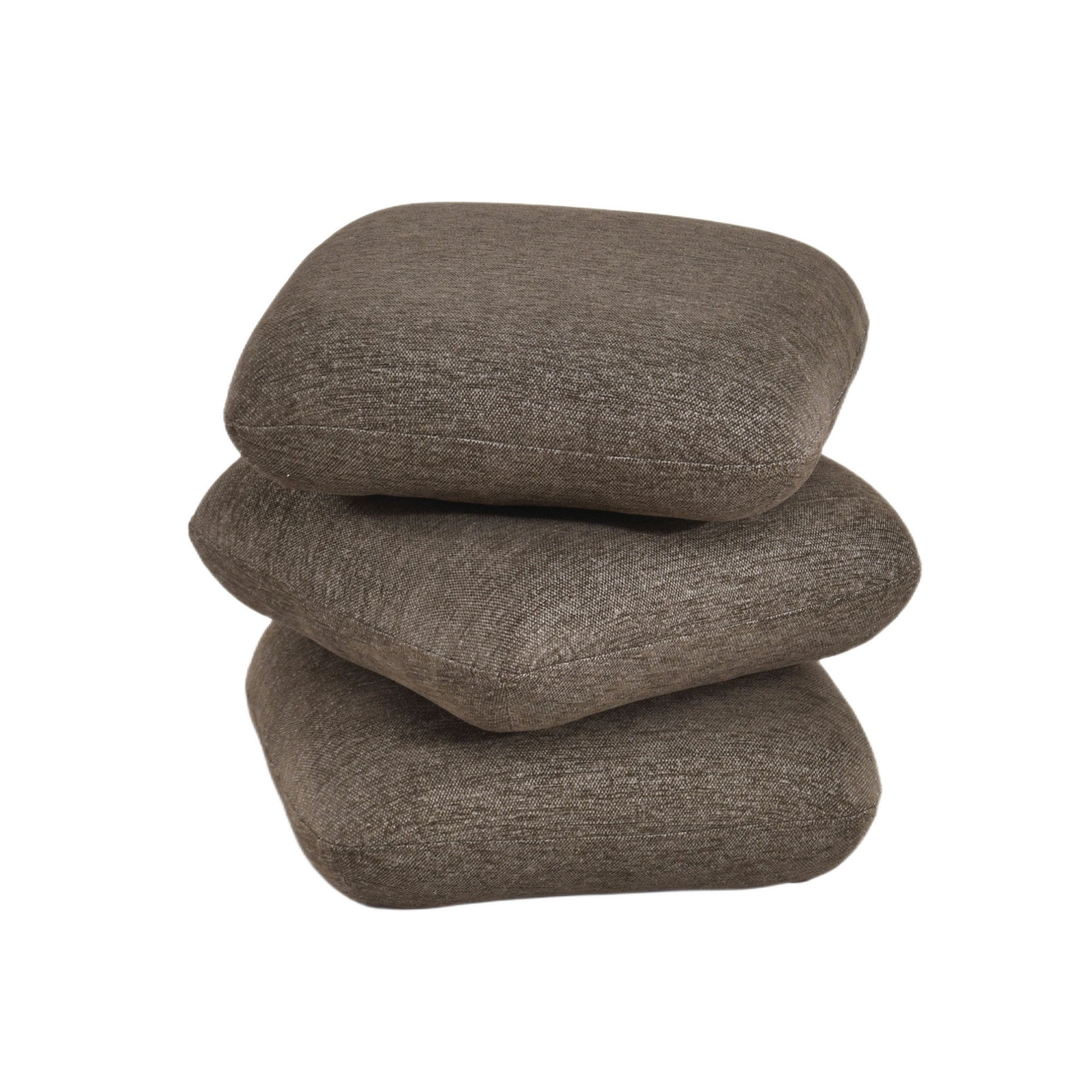 Rylee Square Ottoman in Brown