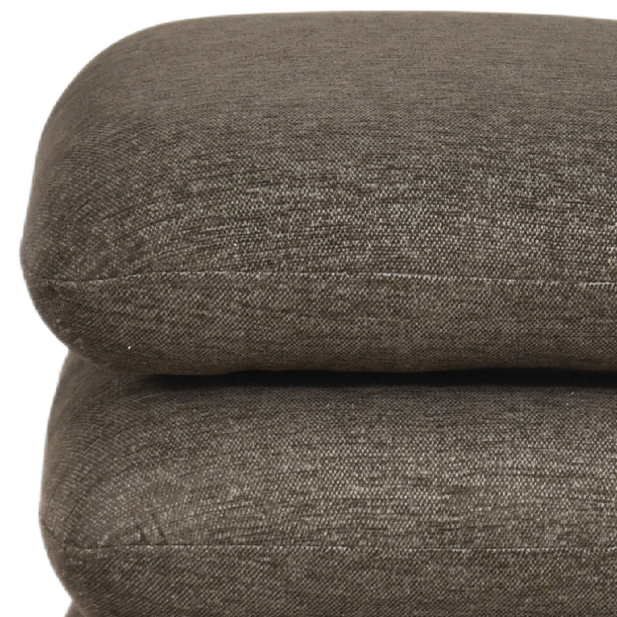 Rylee Square Ottoman in Brown