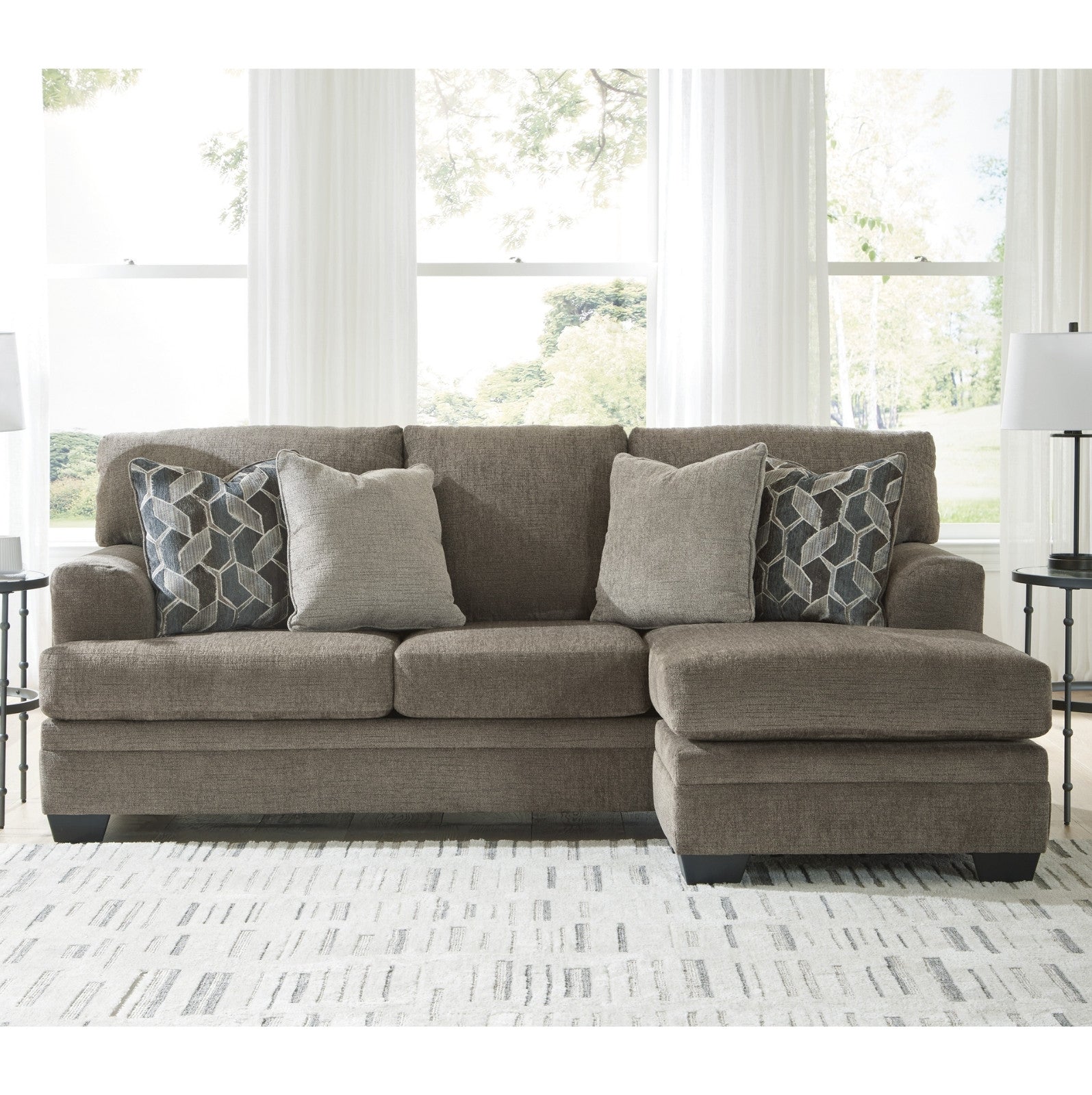 Stonemeade Reversible Sofa Chaise Nutmeg